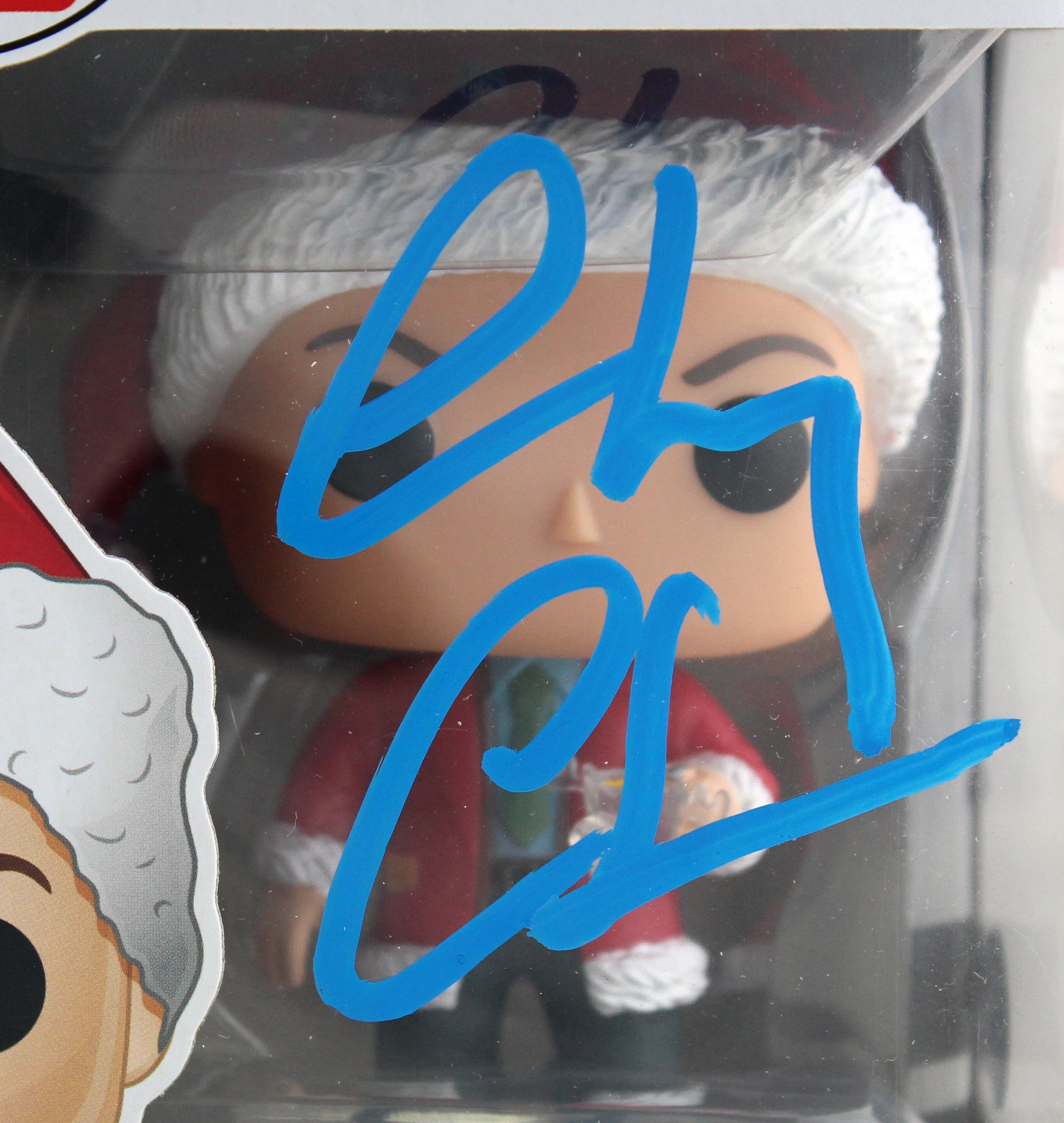 Chevy Chase Christmas Vacation Signed Funko Pop Figure w/ Blue Sig BAS Witnessed