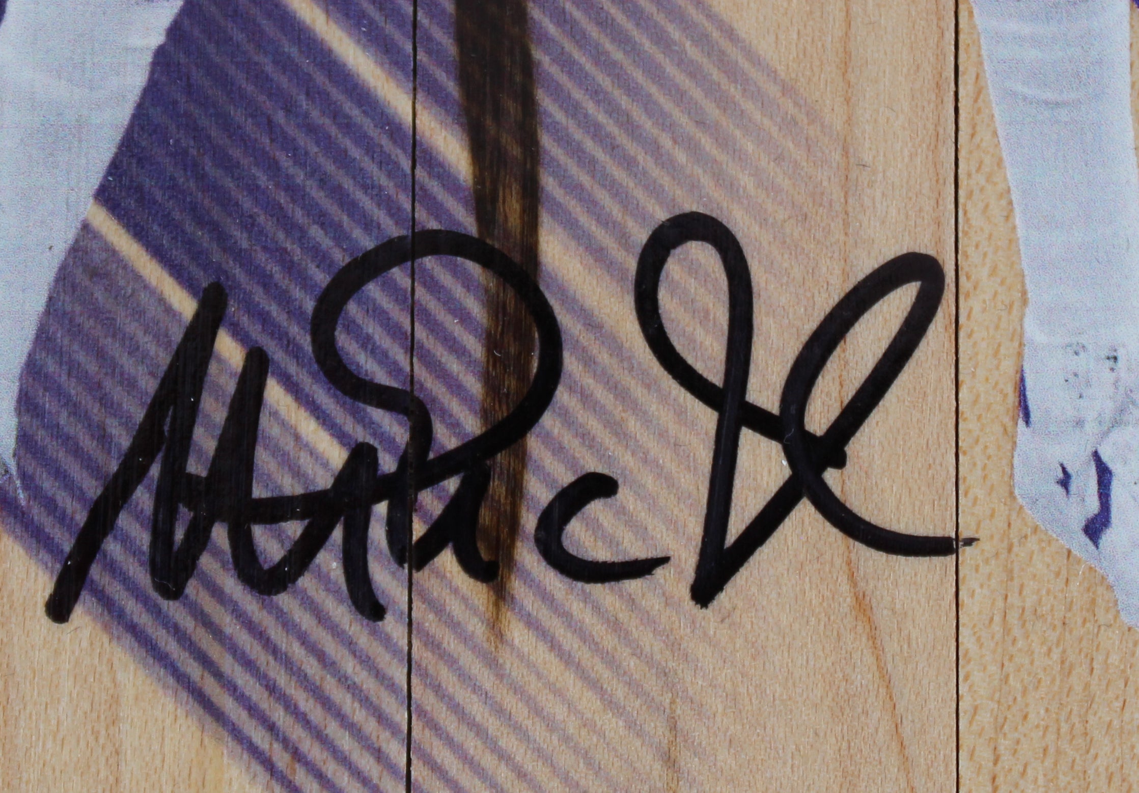 Lakers Magic Johnson Signed 5x7 Upper Deck Supreme Hard Court Card BAS #1W091778