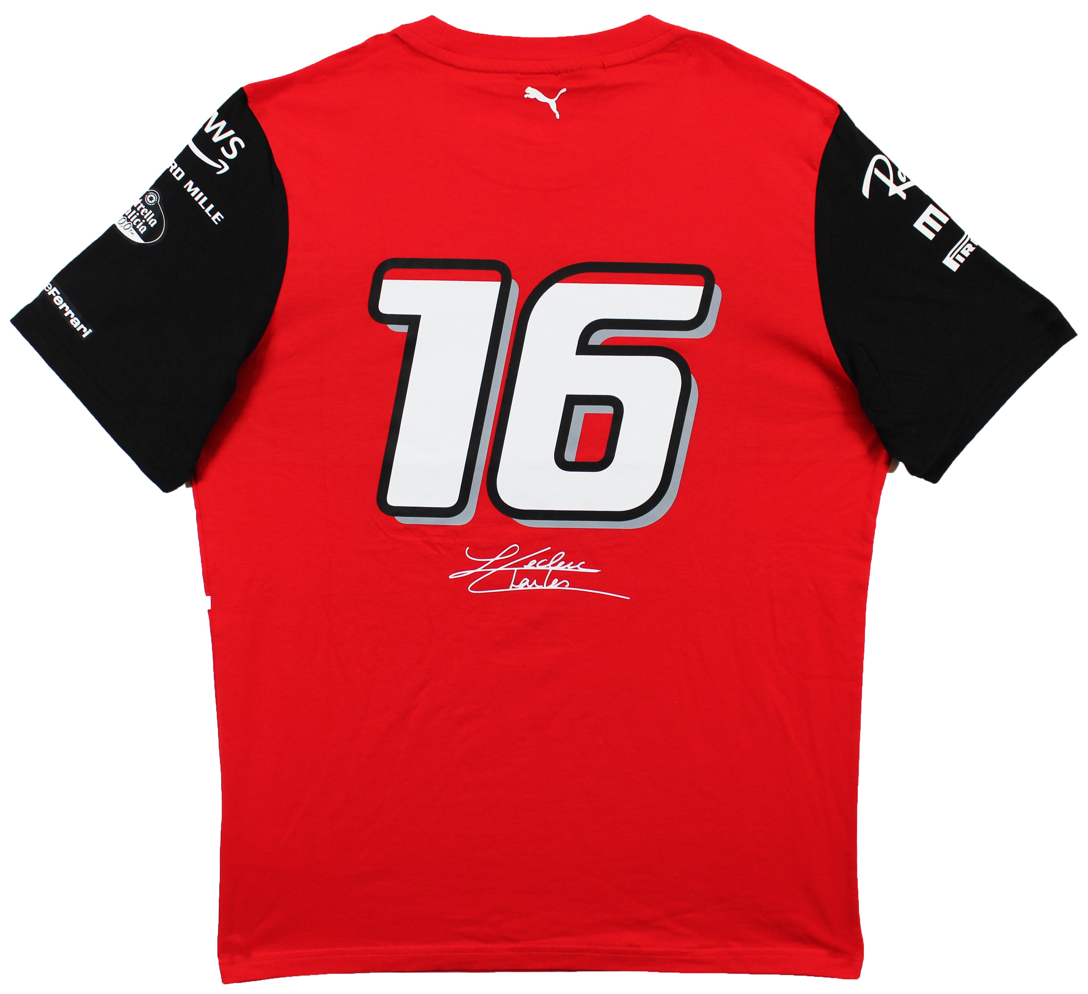 Charles Leclerc Authentic Signed Red Puma Racing Jersey BAS Witnessed #WY72811