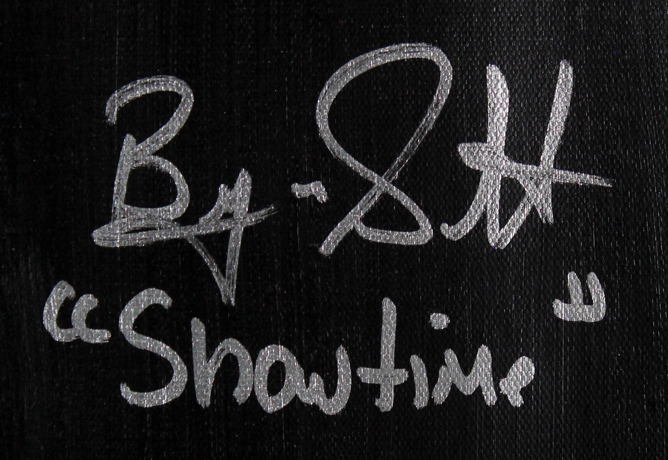 Showtime Lakers (5) Signed 20x24 Canvas W/ Hand Drawn 'Sideline Play' PSA ITP