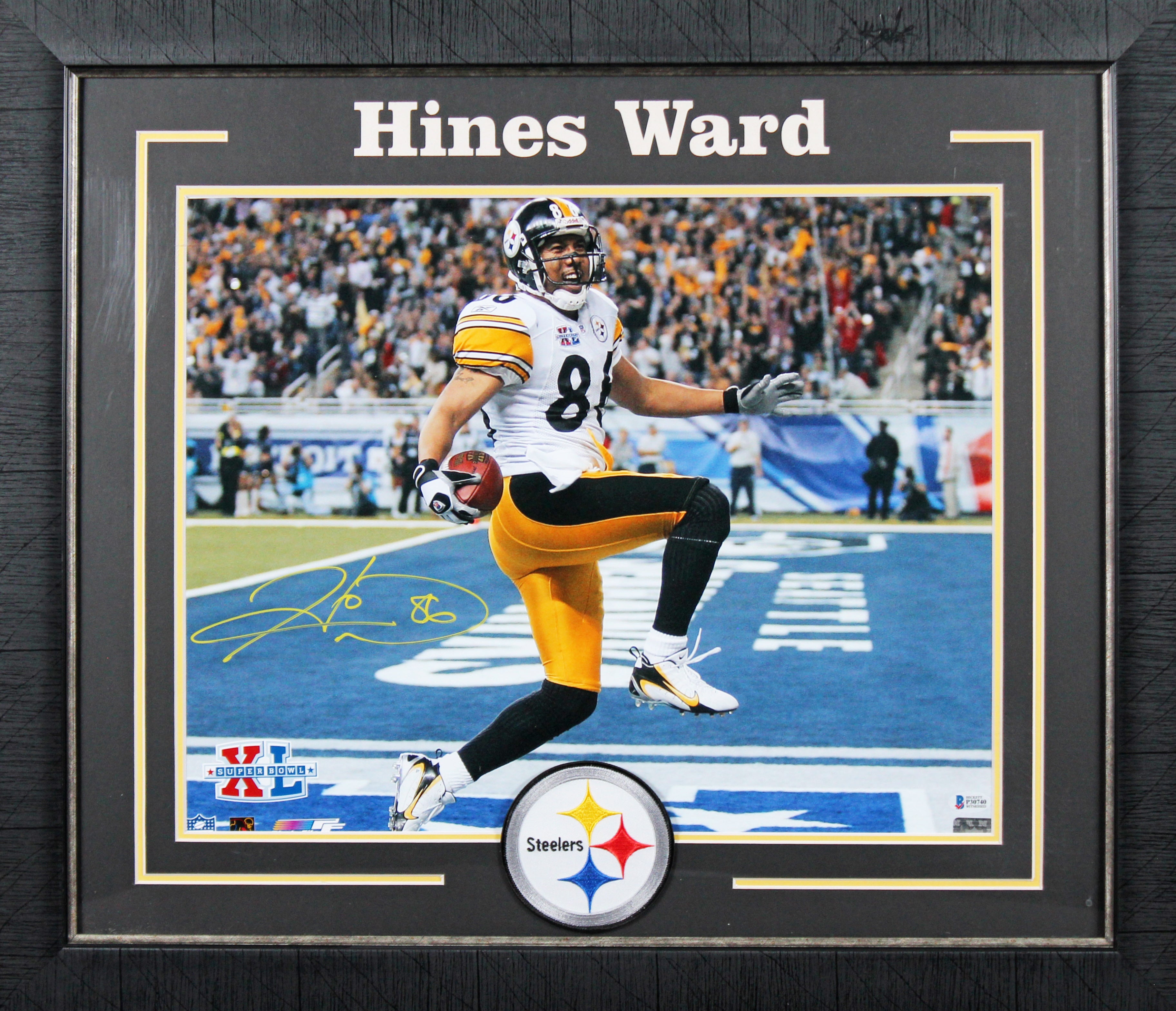Steelers Hines Ward Authentic Signed 16x20 Framed Photo Autographed BAS #P30740