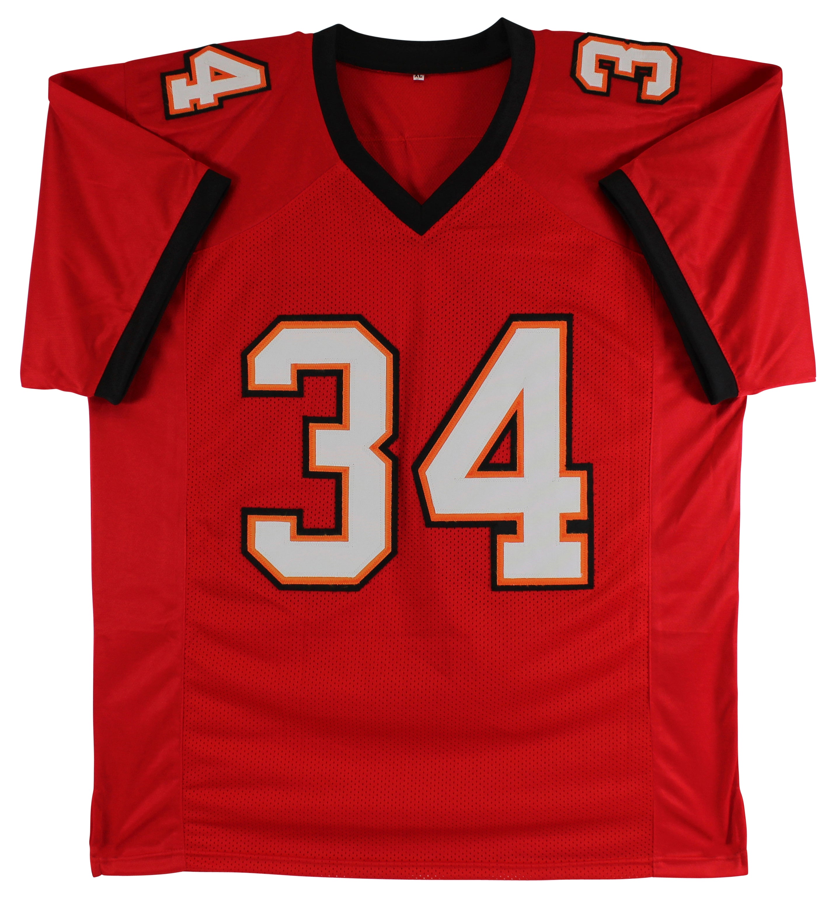 Dexter Jackson Authentic Signed Red Pro Style Jersey Autographed BAS Witnessed