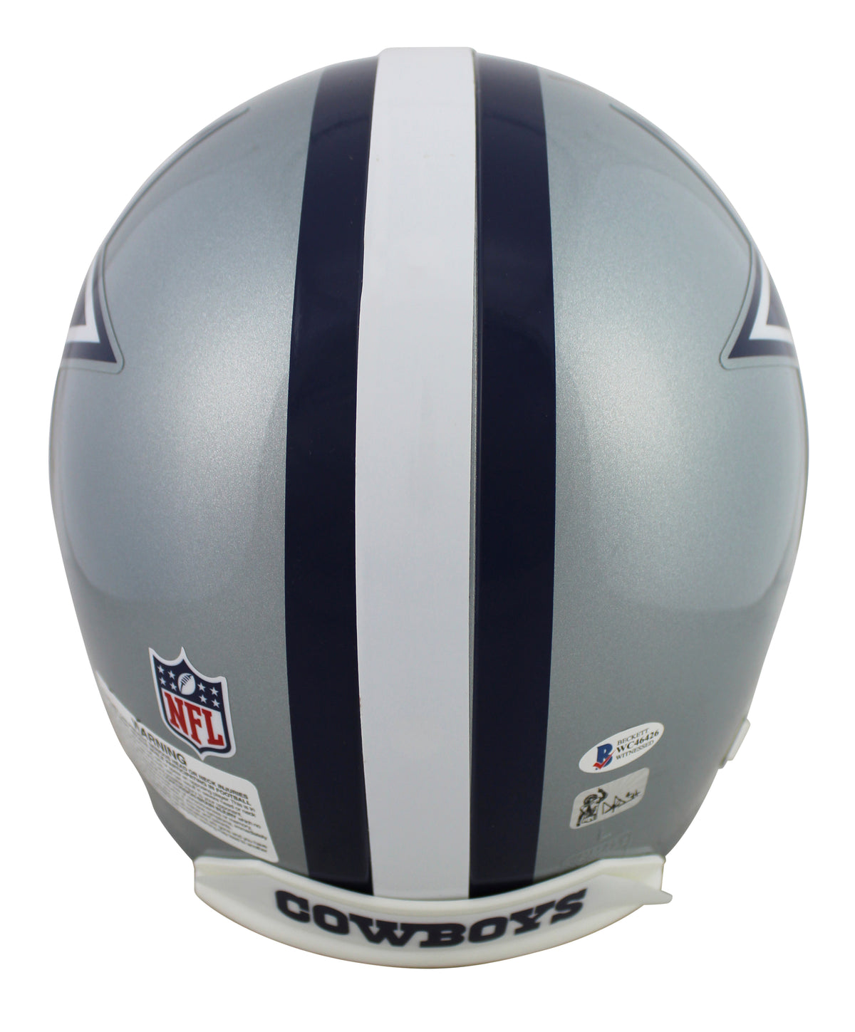 Cowboys Dak Prescott "ROY 2016" Signed Proline Full Size Helmet BAS Witnessed