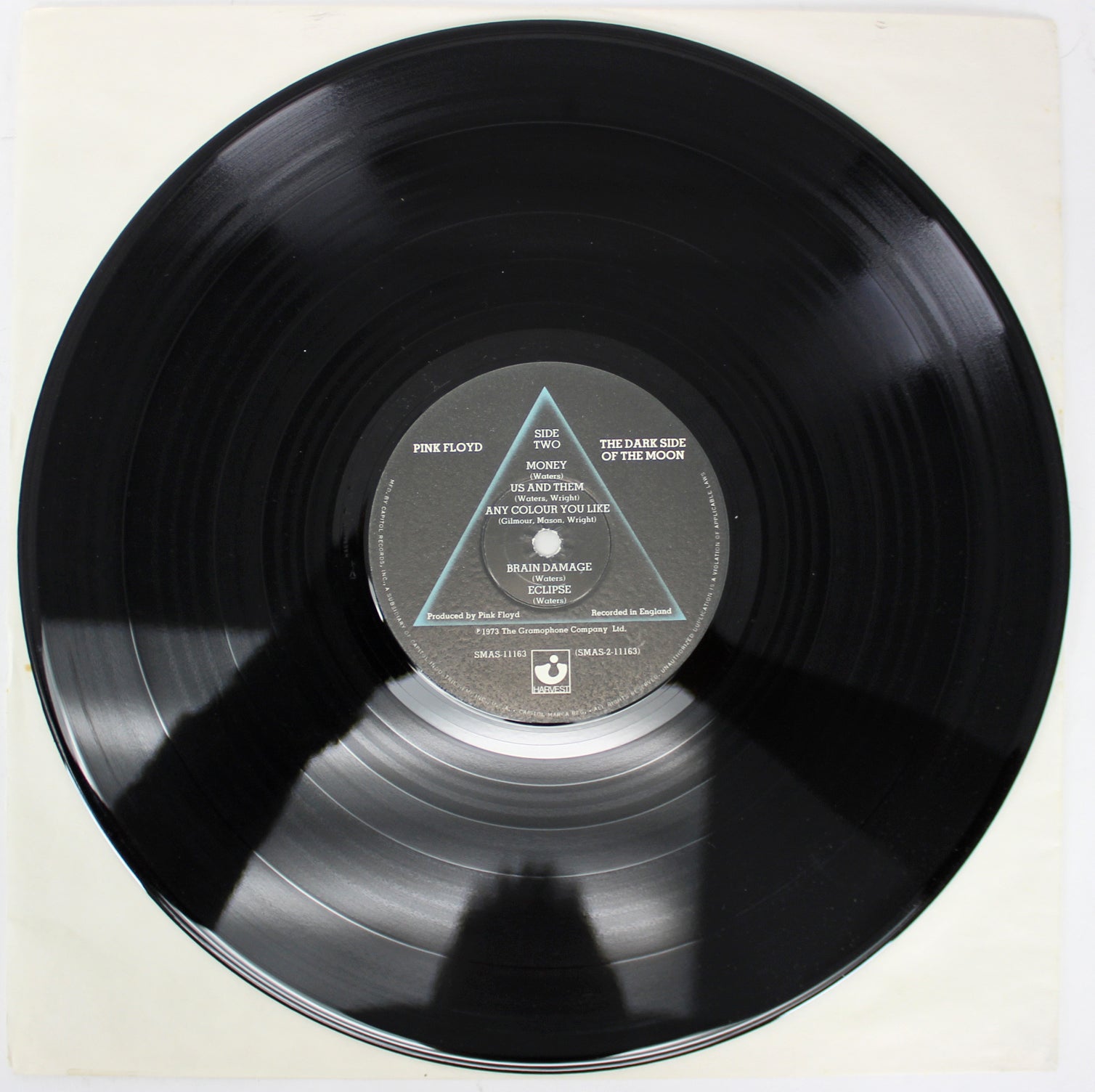 Roger Waters & Nick Mason Pink Floyd Signed Album Cover W/ Vinyl BAS #A74013
