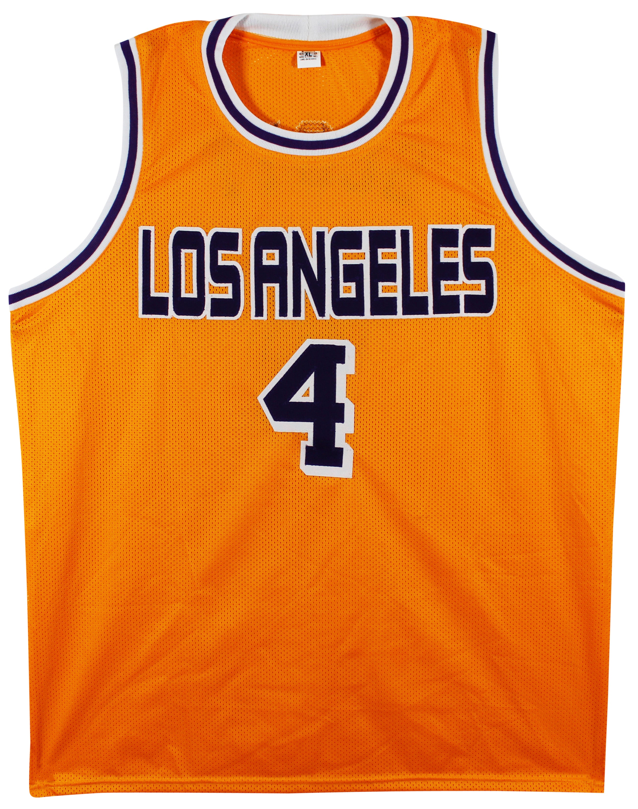 Byron Scott "Showtime" Authentic Signed Yellow Pro Style Jersey BAS Witnessed