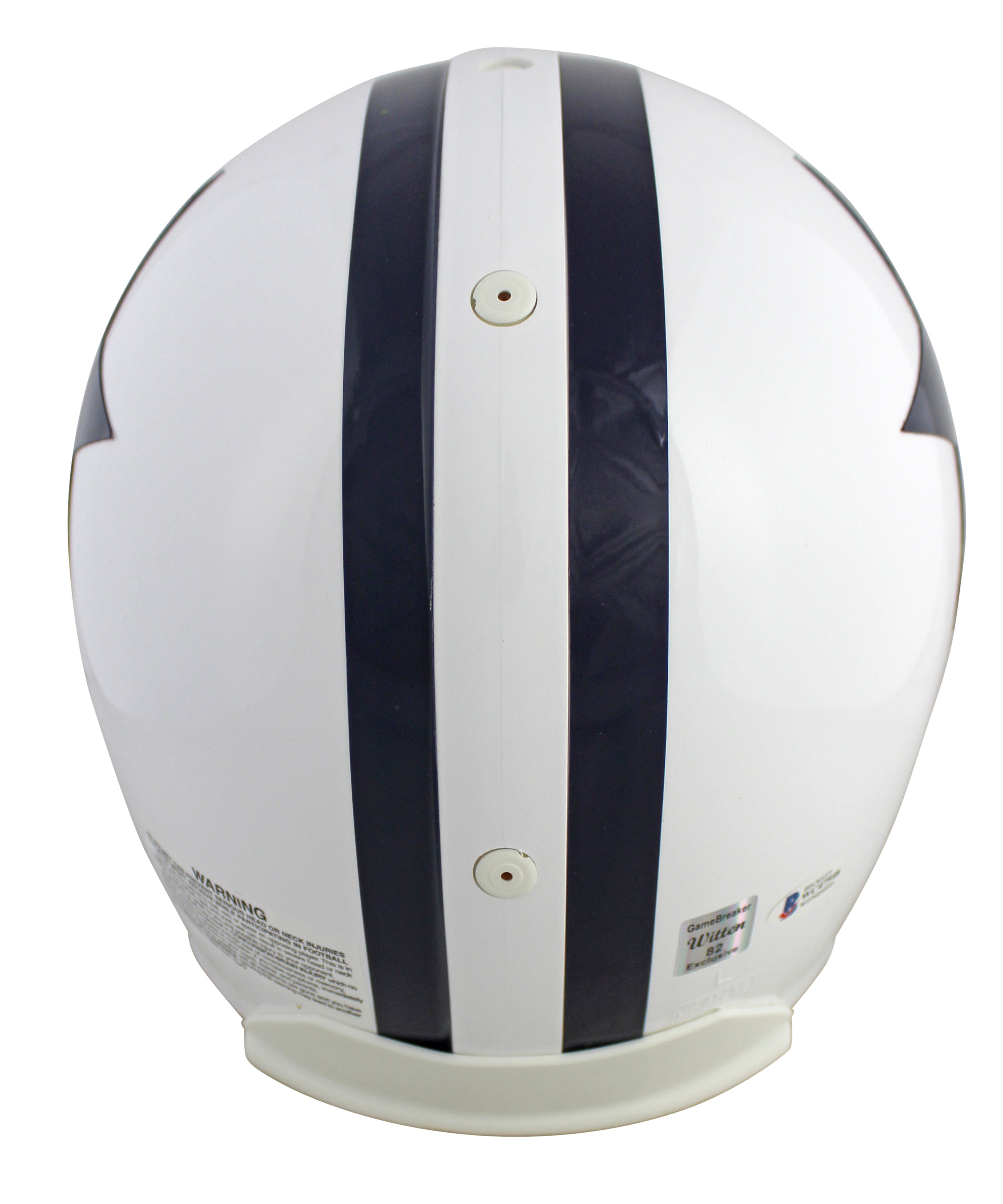 Cowboys Jason Witten Signed White Throwback Proline Full Size Helmet BAS Witness
