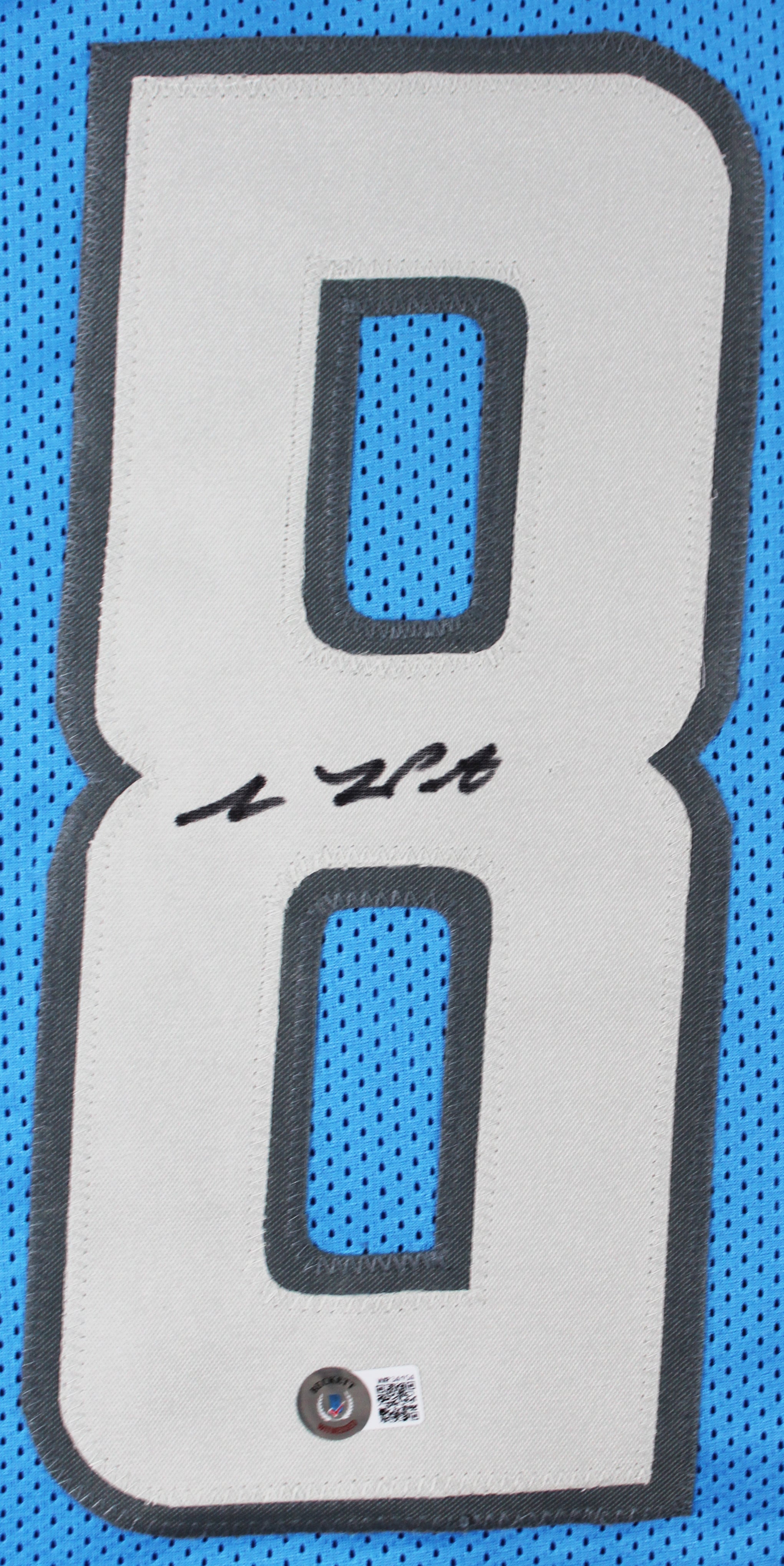 Sam Laporta Authentic Signed Blue Pro Style Jersey BAS Witnessed