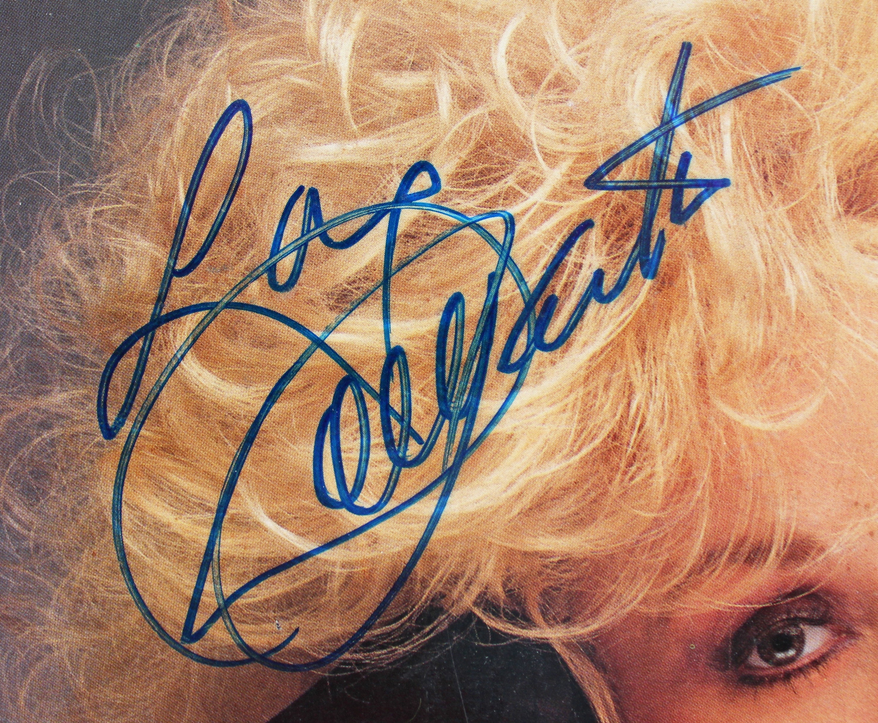 Dolly Parton "Love" Authentic Signed Rainbow Album Cover BAS #AA49911