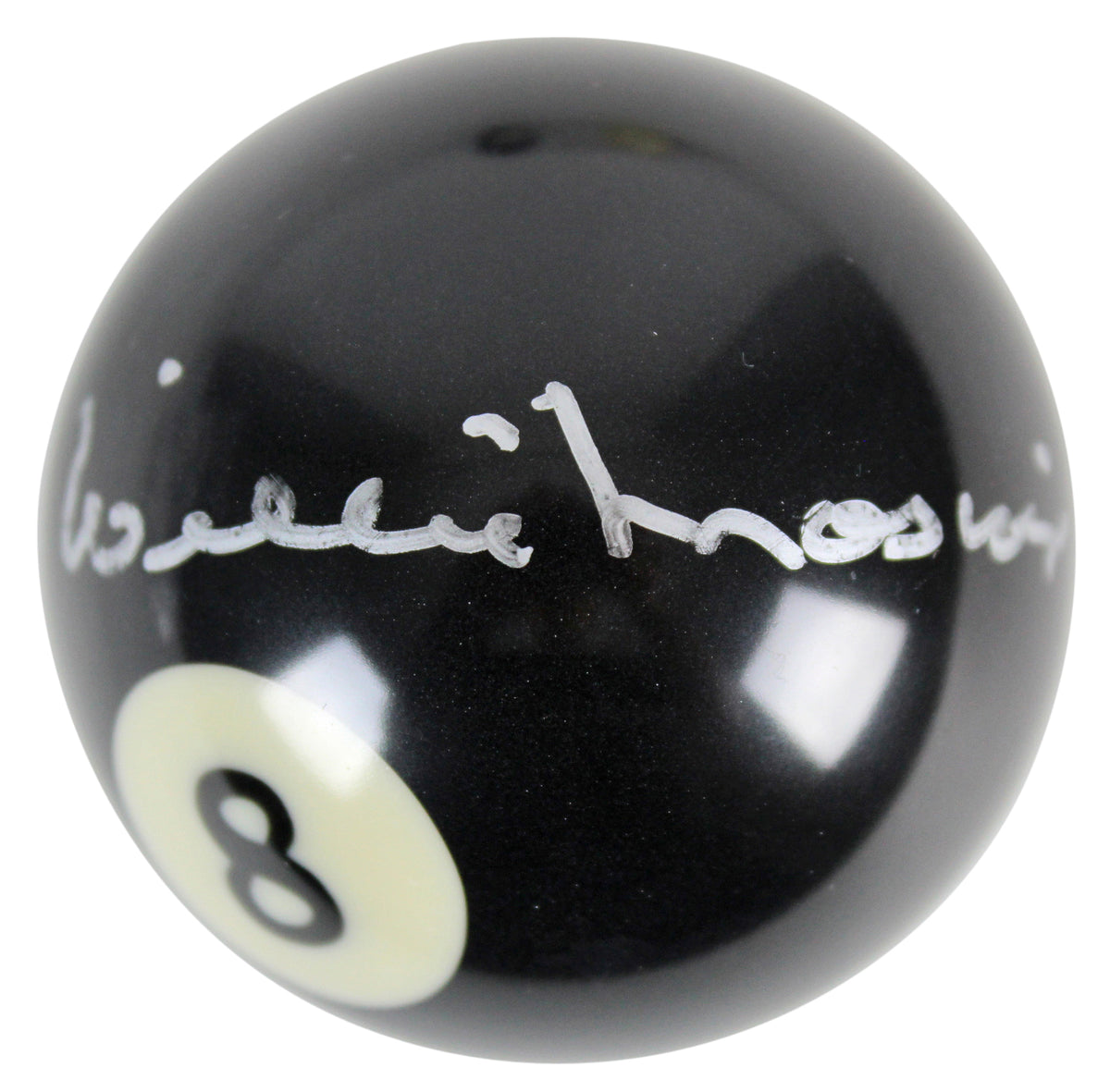 Willie Mosconi Authentic Signed #8 Billiards Pool Ball Autographed JSA #N41220