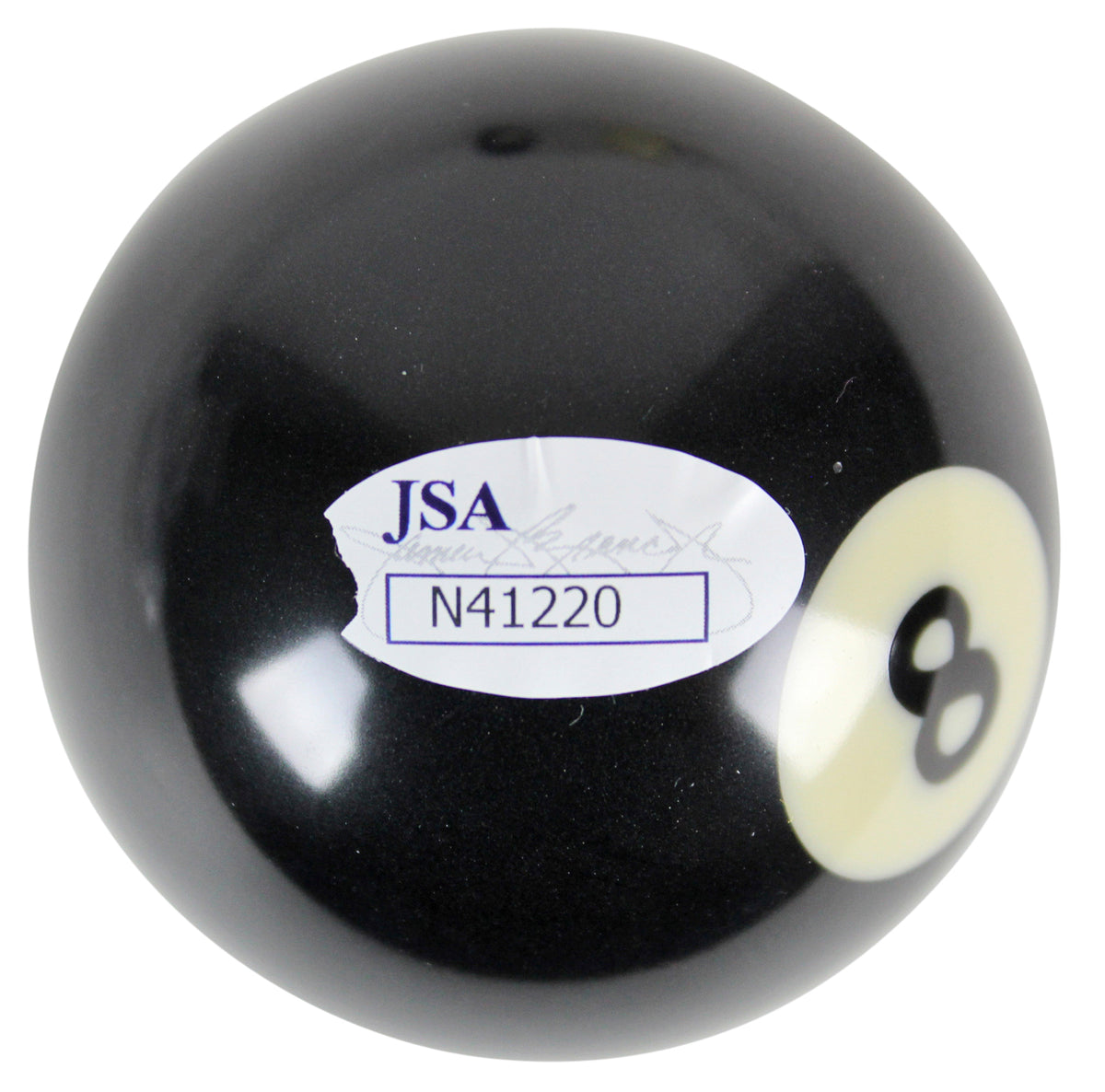 Willie Mosconi Authentic Signed #8 Billiards Pool Ball Autographed JSA #N41220
