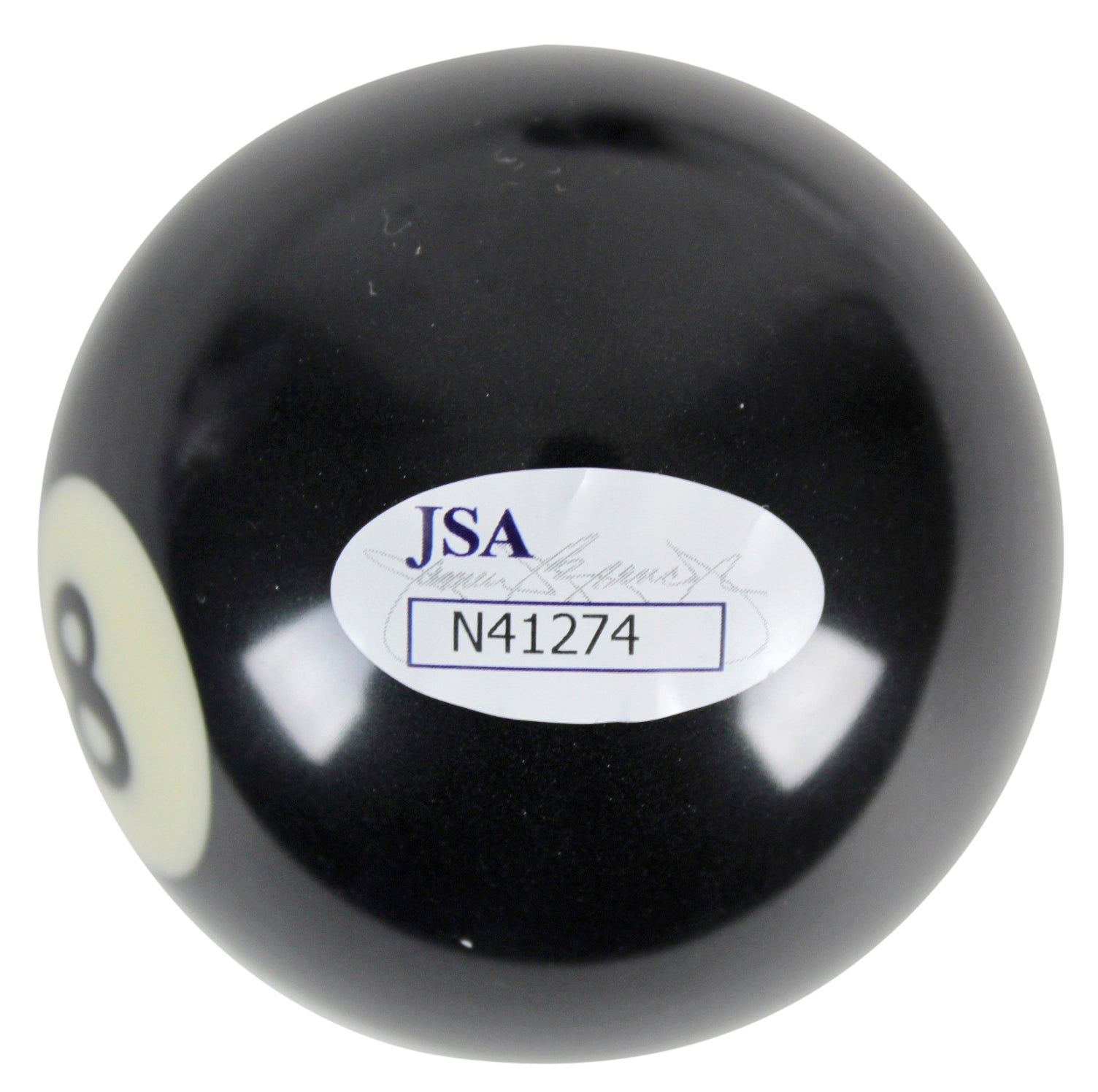 Willie Mosconi Authentic Signed #8 Billiards Pool Ball Autographed JSA #N41274