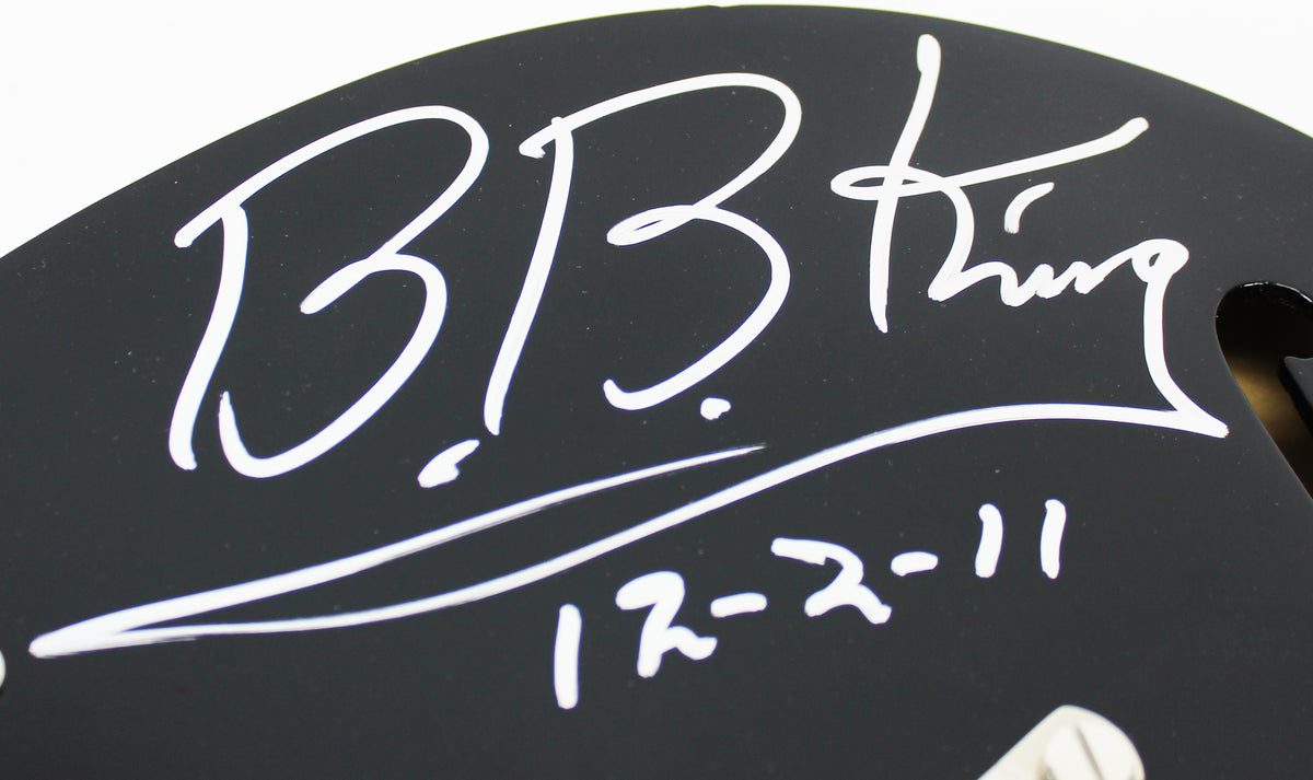 B.B. King 12-2-11 Authentic Signed Epiphone Dot Guitar Autographed BAS #A39866