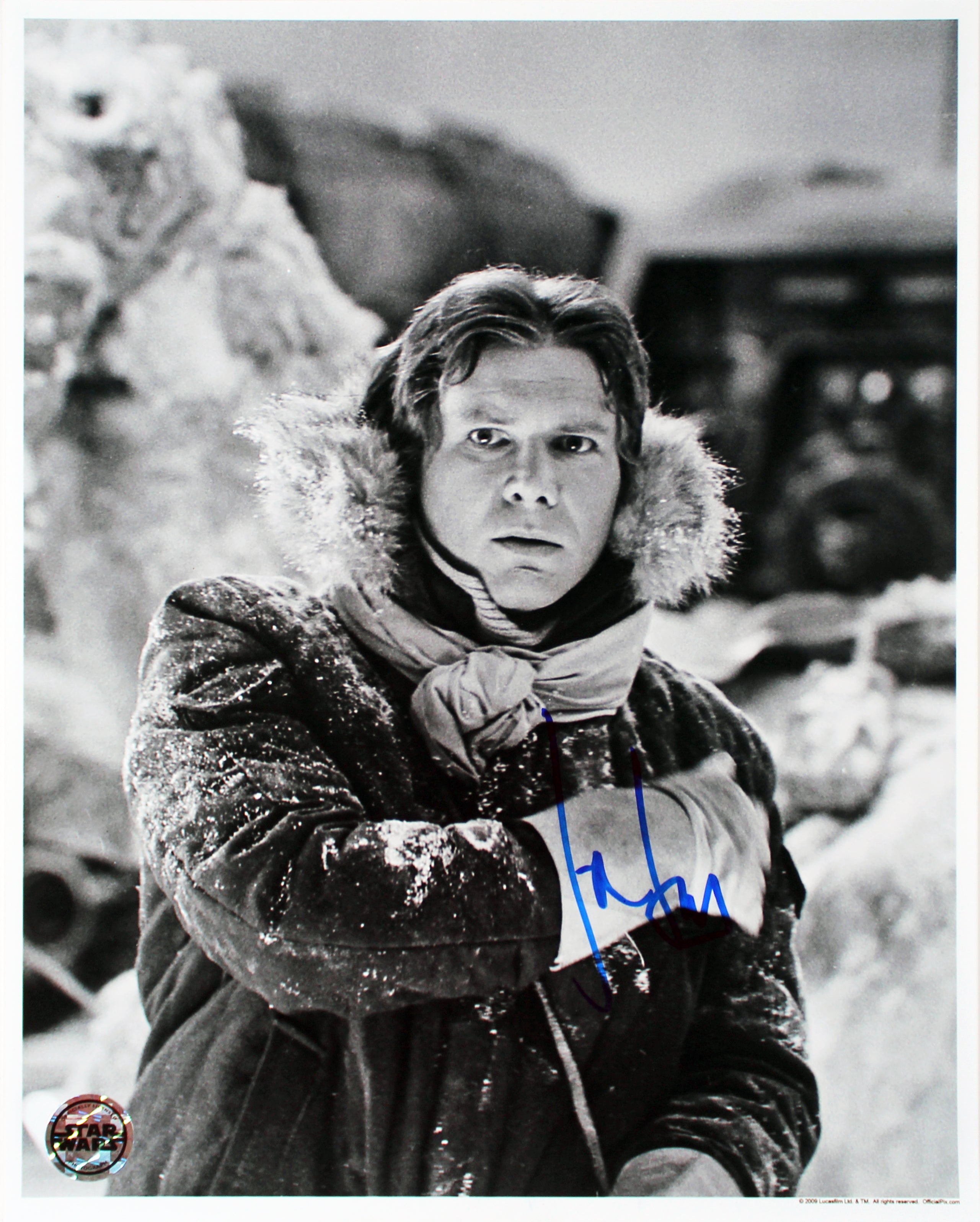 Harrison Ford Star Wars ESB Authentic Signed 11x14 OfficialPix Photo BAS #A68423