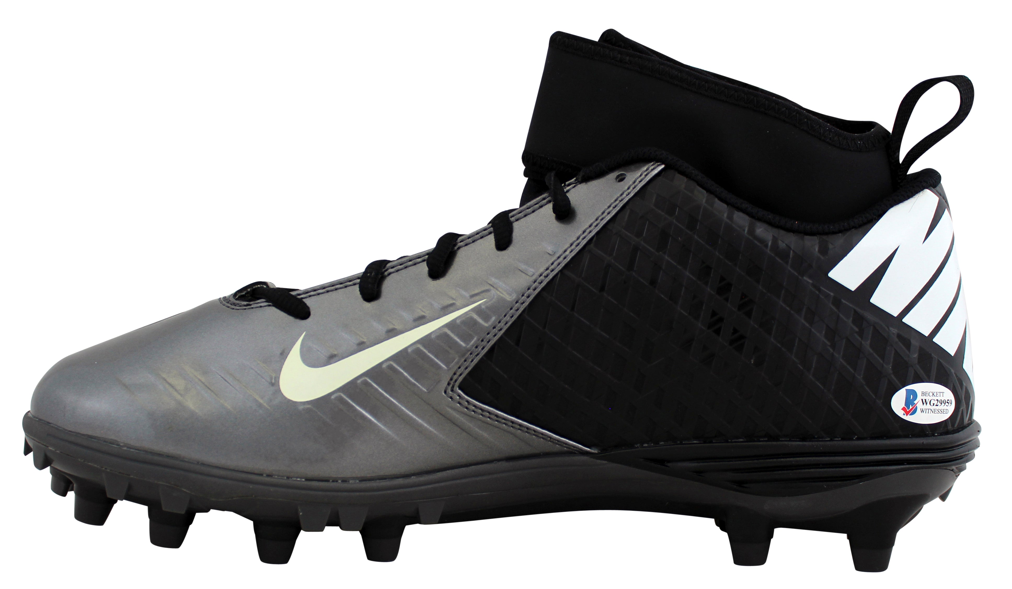 Giants Michael Strahan Authentic Signed Nike Lunarbeast Cleat BAS Witnessed