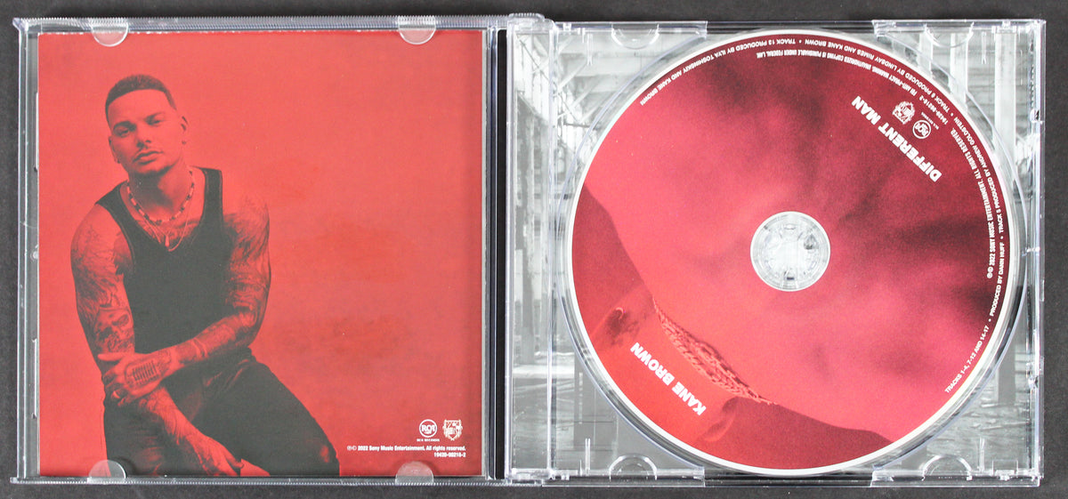 Kane Brown Authentic Signed Different Man Cd Insert W/ Disk BAS #BJ08762