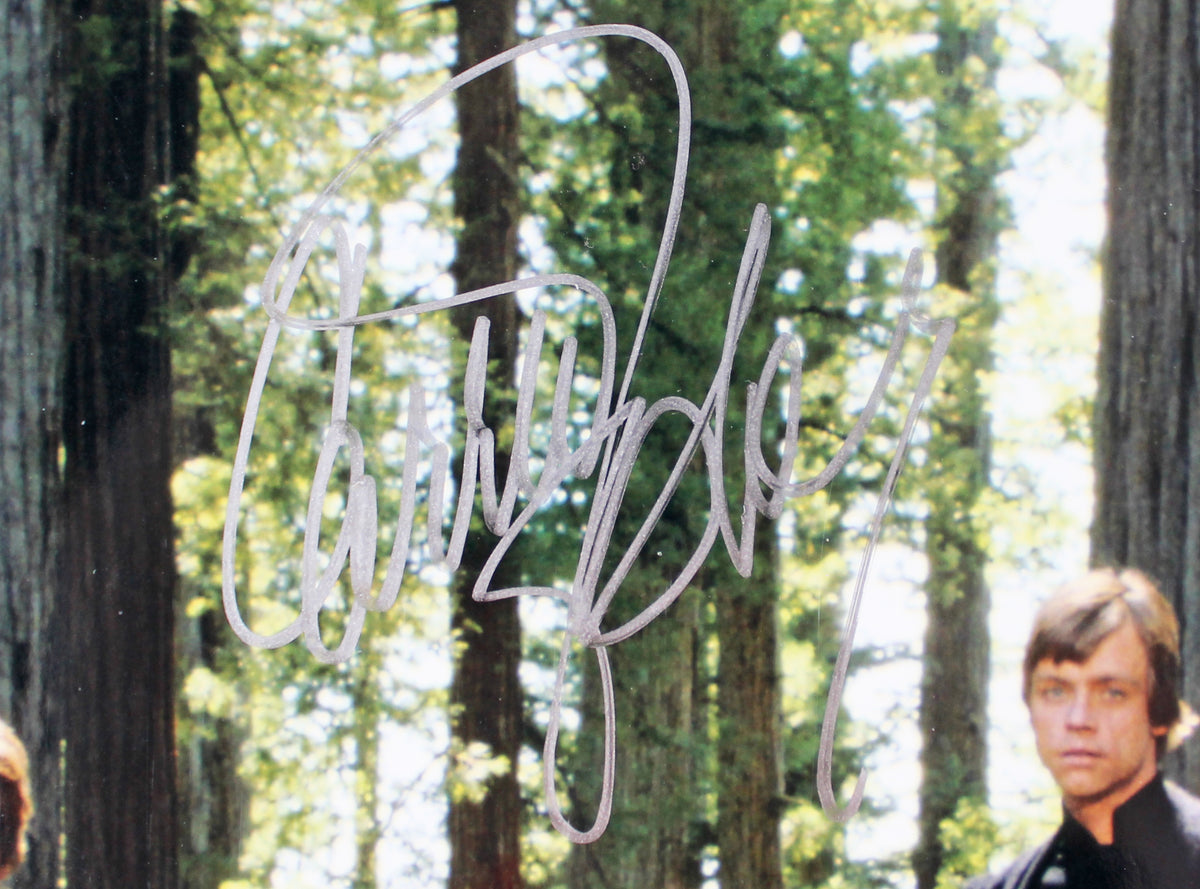 Star Wars (6) Ford, Hamill, Fisher, Daniels +2 Signed 11x14 Photo BAS #A68430