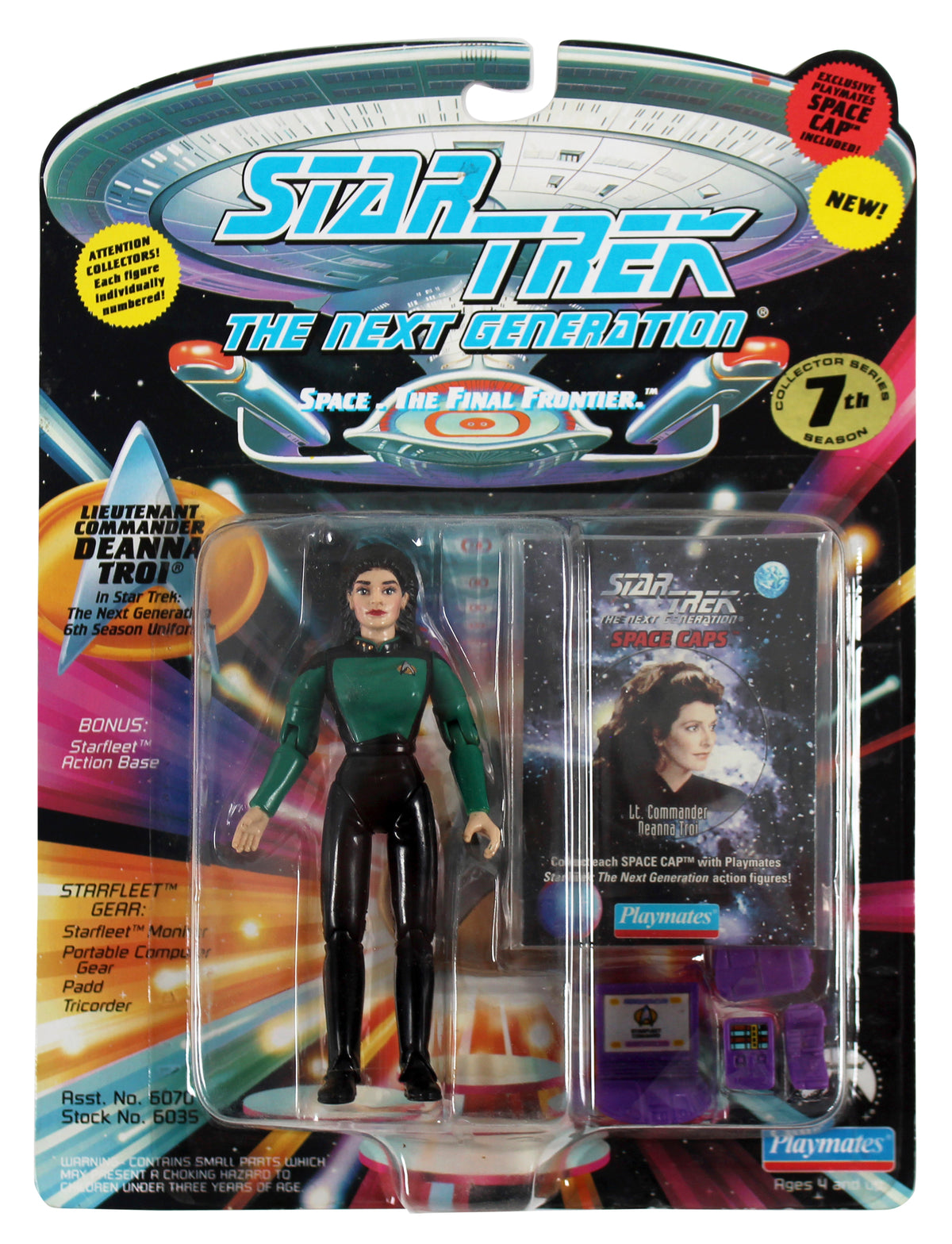 Star Trek The Next Generation The Nausicaan, Troi, & Yar Playmates Figure Set