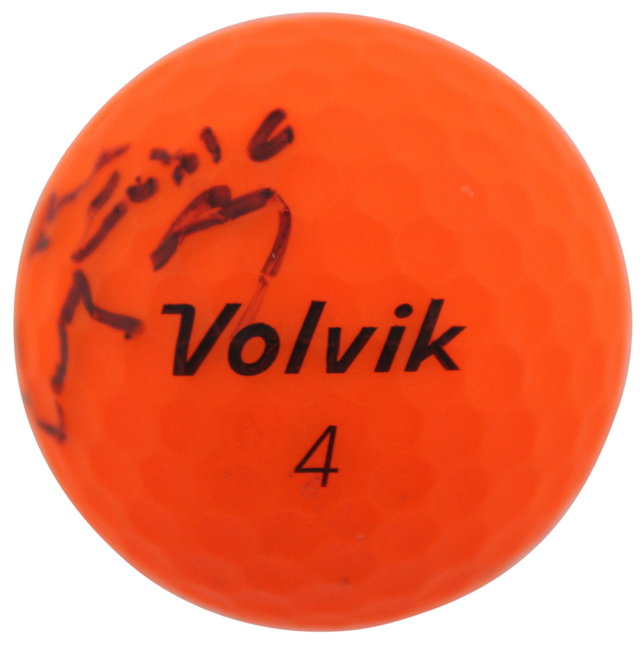 Larry The Cable Guy Cars Authentic Signed Orange Volvik Golf Ball BAS #C51402