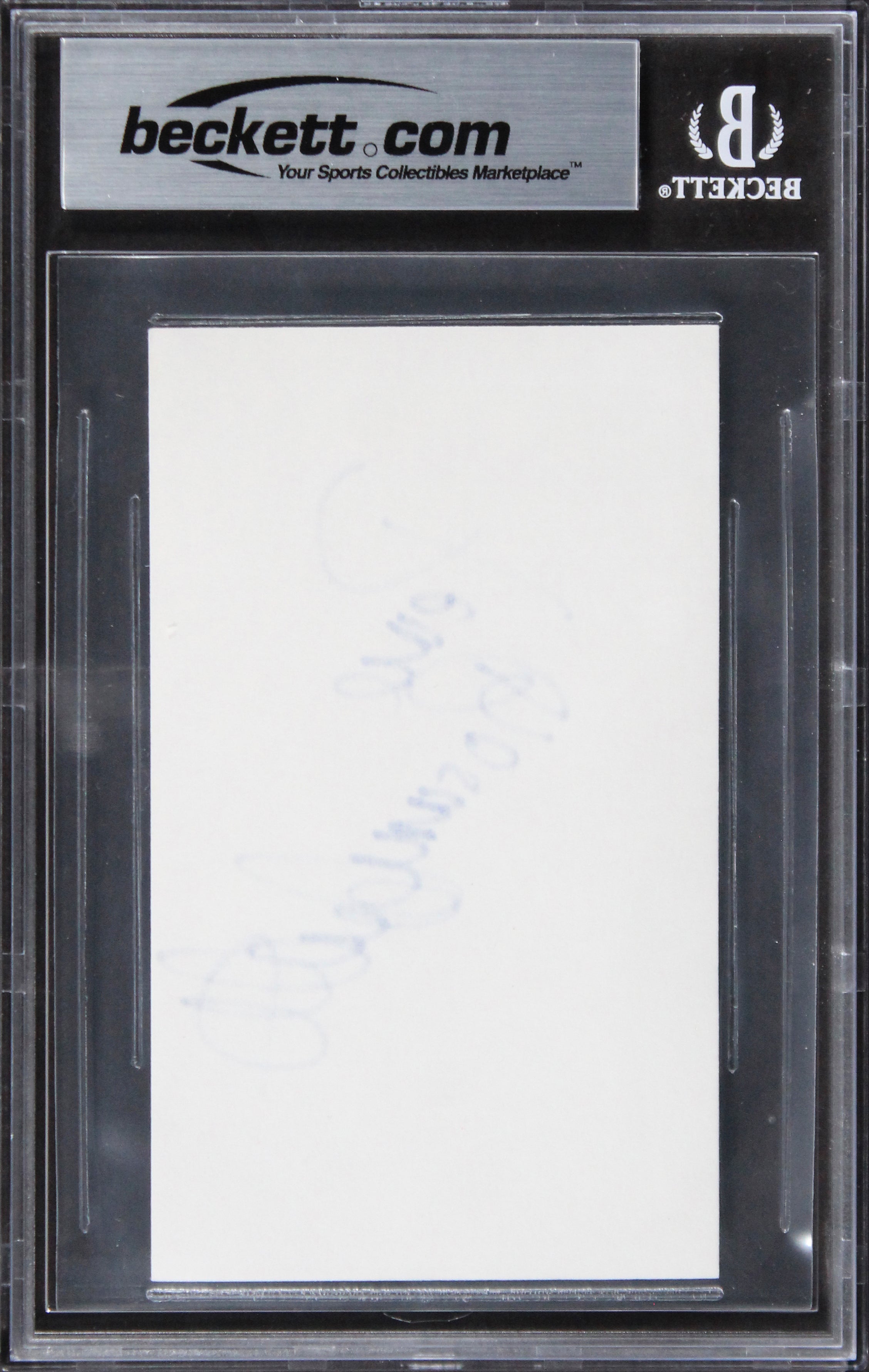 Rosanna Arquette Pulp Fiction Authentic Signed 3x5 Index Card BAS Slabbed 1