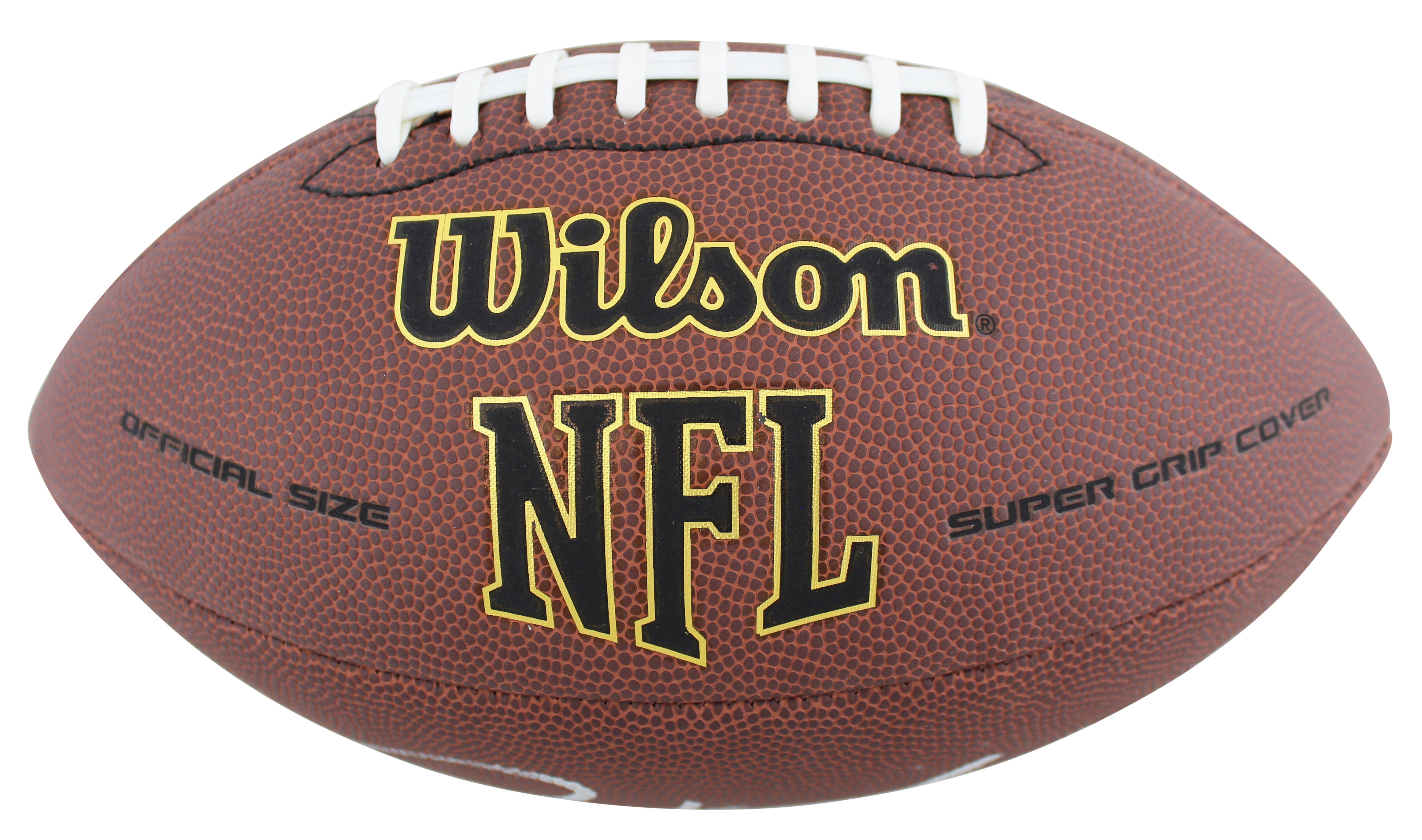 Titans Derrick Mason Authentic Signed Wilson Super Grip Nfl Football BAS Witness