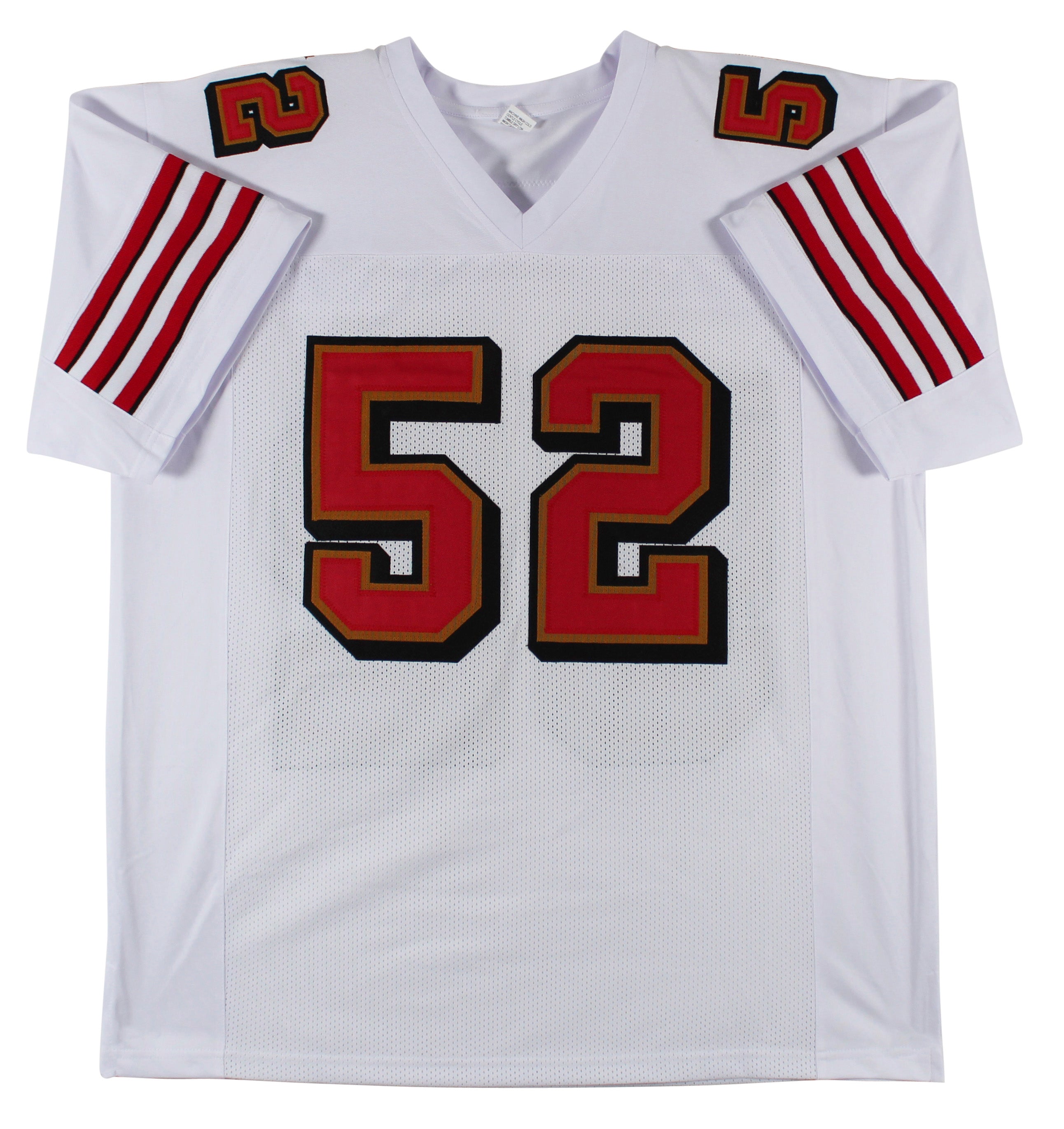 Patrick Willis Authentic Signed White Throwback Pro Style Jersey BAS Witnessed