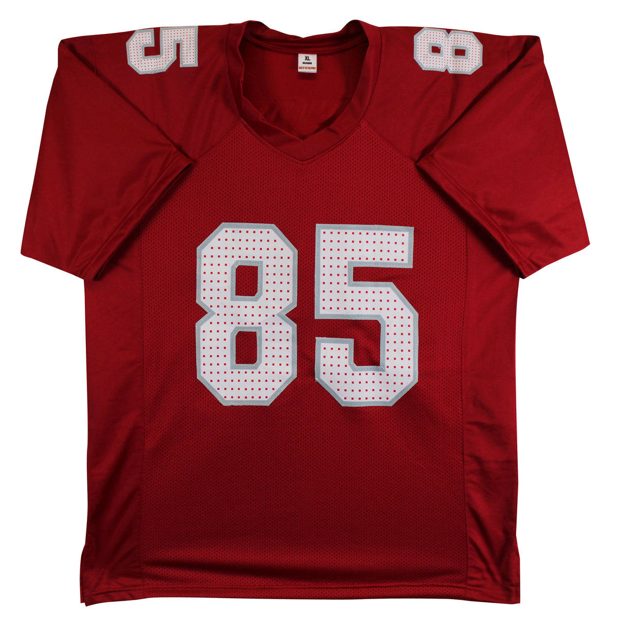 Trey McBride Authentic Signed Red Pro Style Jersey Autographed BAS Witnessed