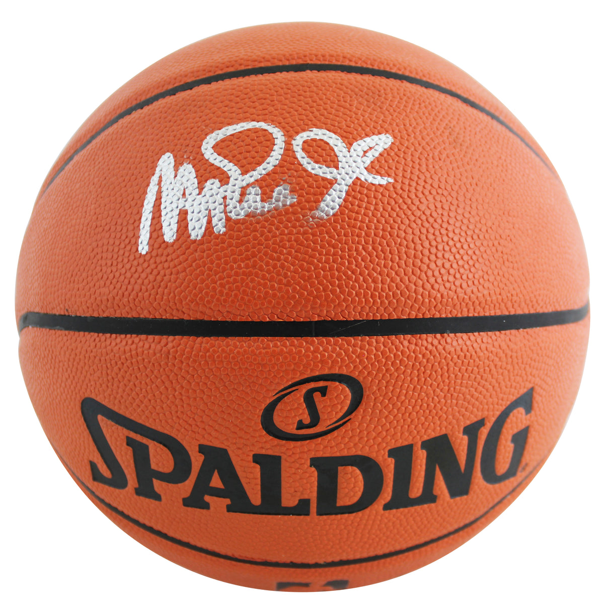 Lakers Magic Johnson Authentic Signed Spalding Basketball BAS #Z32543