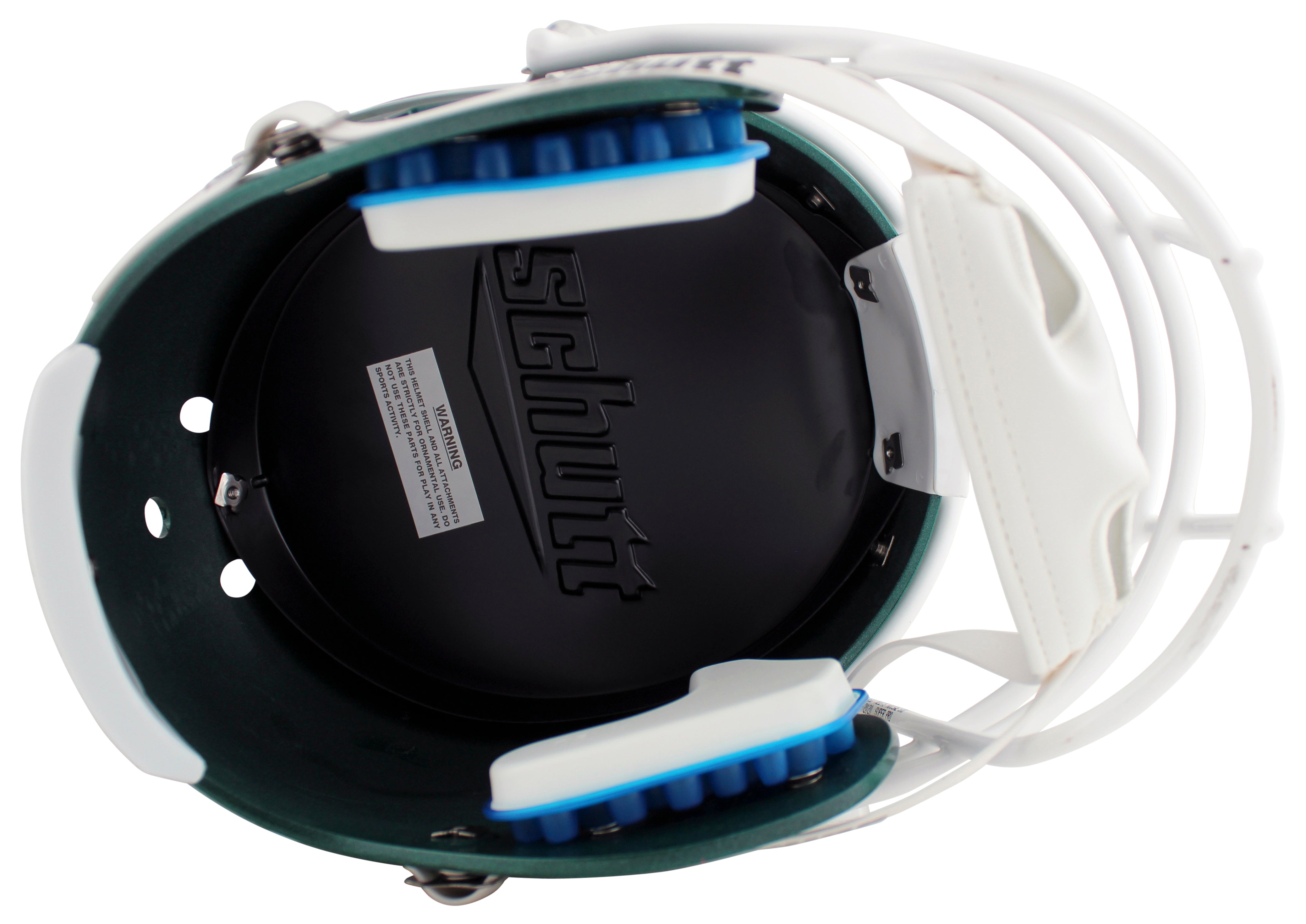 Chevy Chase Christmas Vacation Signed Green Schutt Full Size Rep Helmet BAS Wit