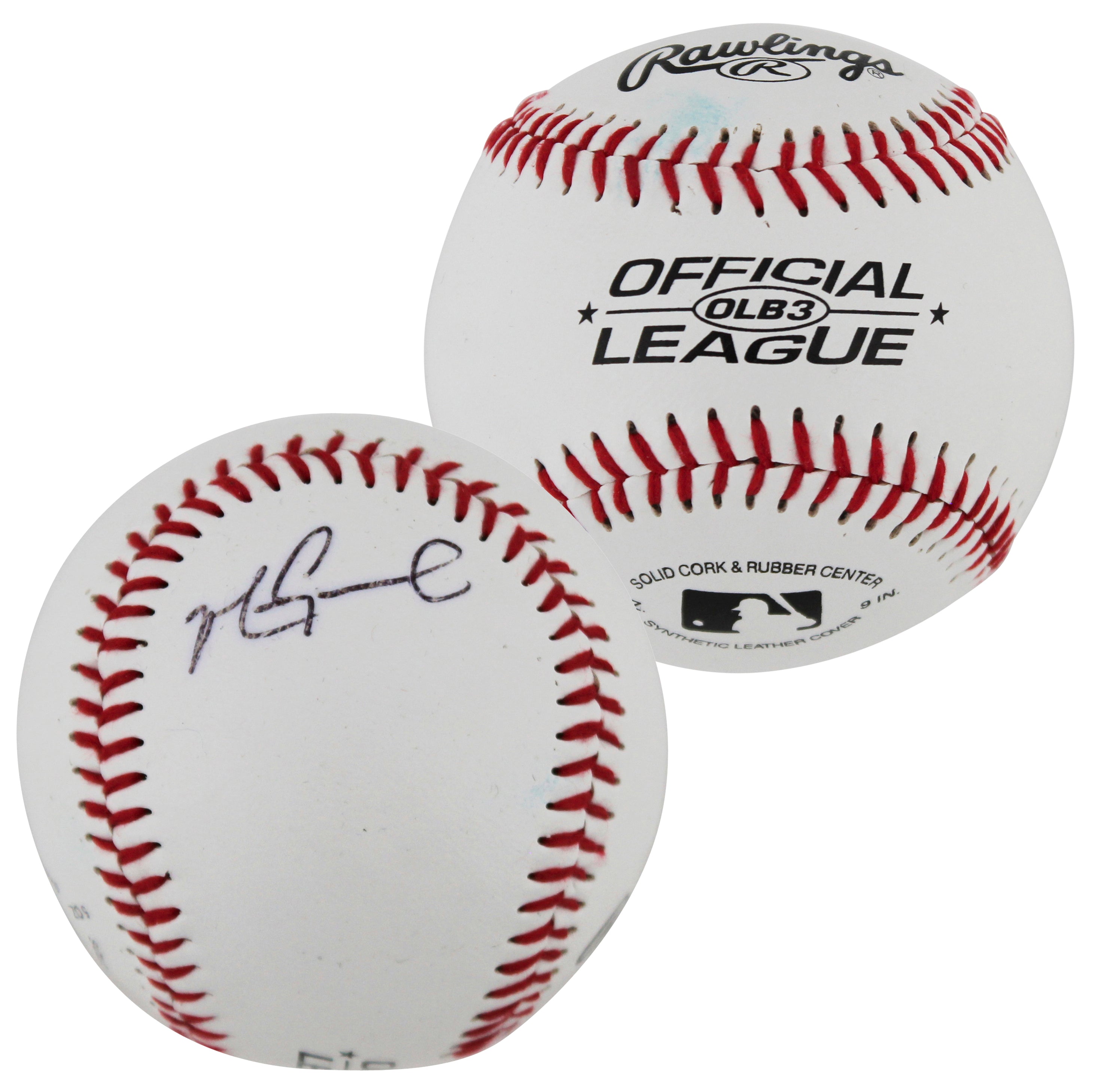 Cubs Mark Grace Authentic Signed Rawlings Official League Baseball BAS #BK12649