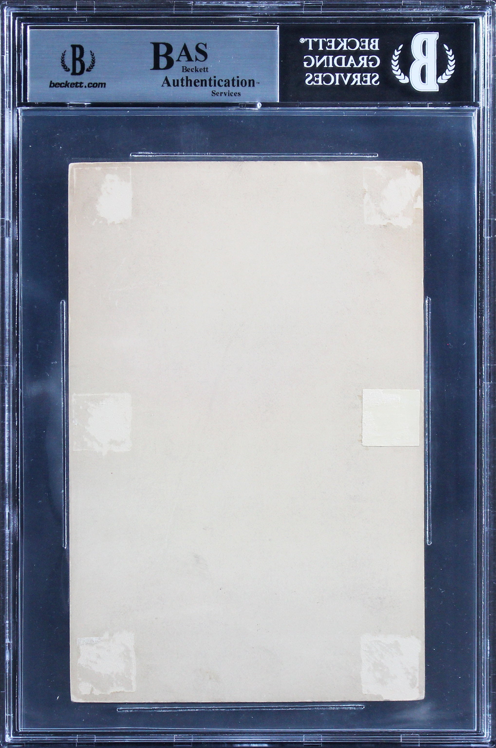 William McKinley "With Regards" Signed 4.25x6.5 1896 Cabinet Photo BAS Slabbed