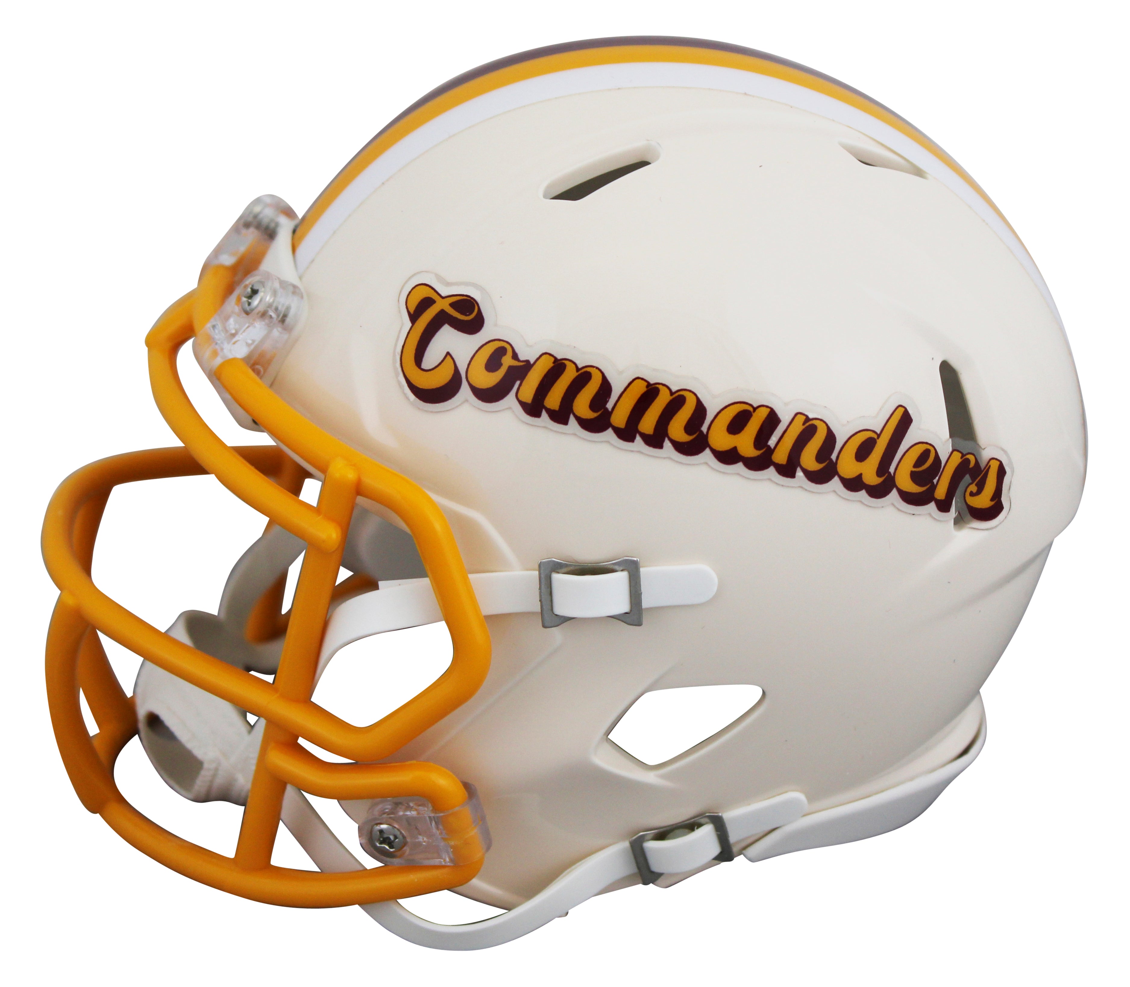 Commanders Magic Johnson Authentic Signed Retro Speed Mini Helmet BAS Witnessed