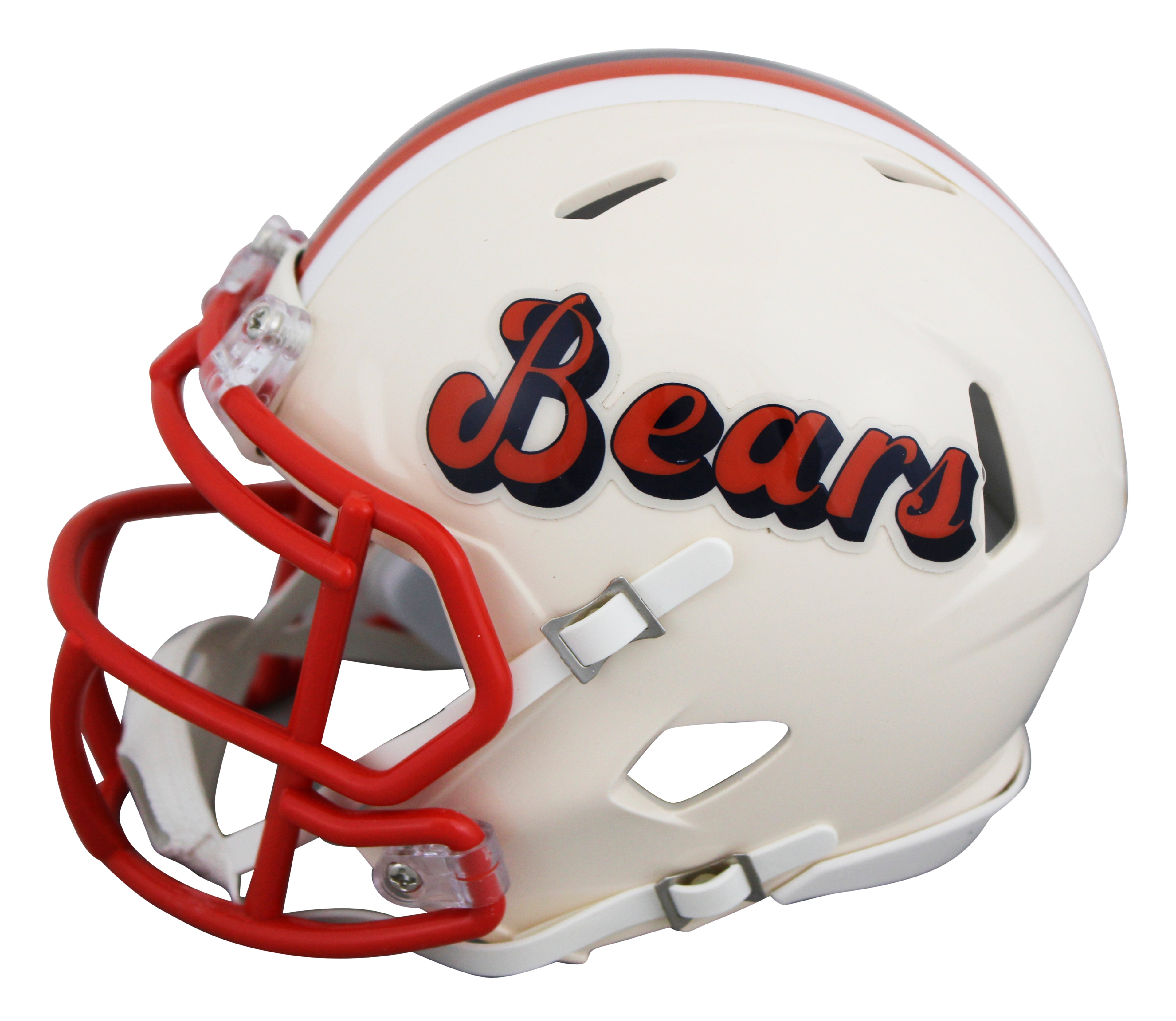 Broncos Brian Urlacher "HOF 18" Signed Retro Speed Mini Helmet W/ Case BAS Wit