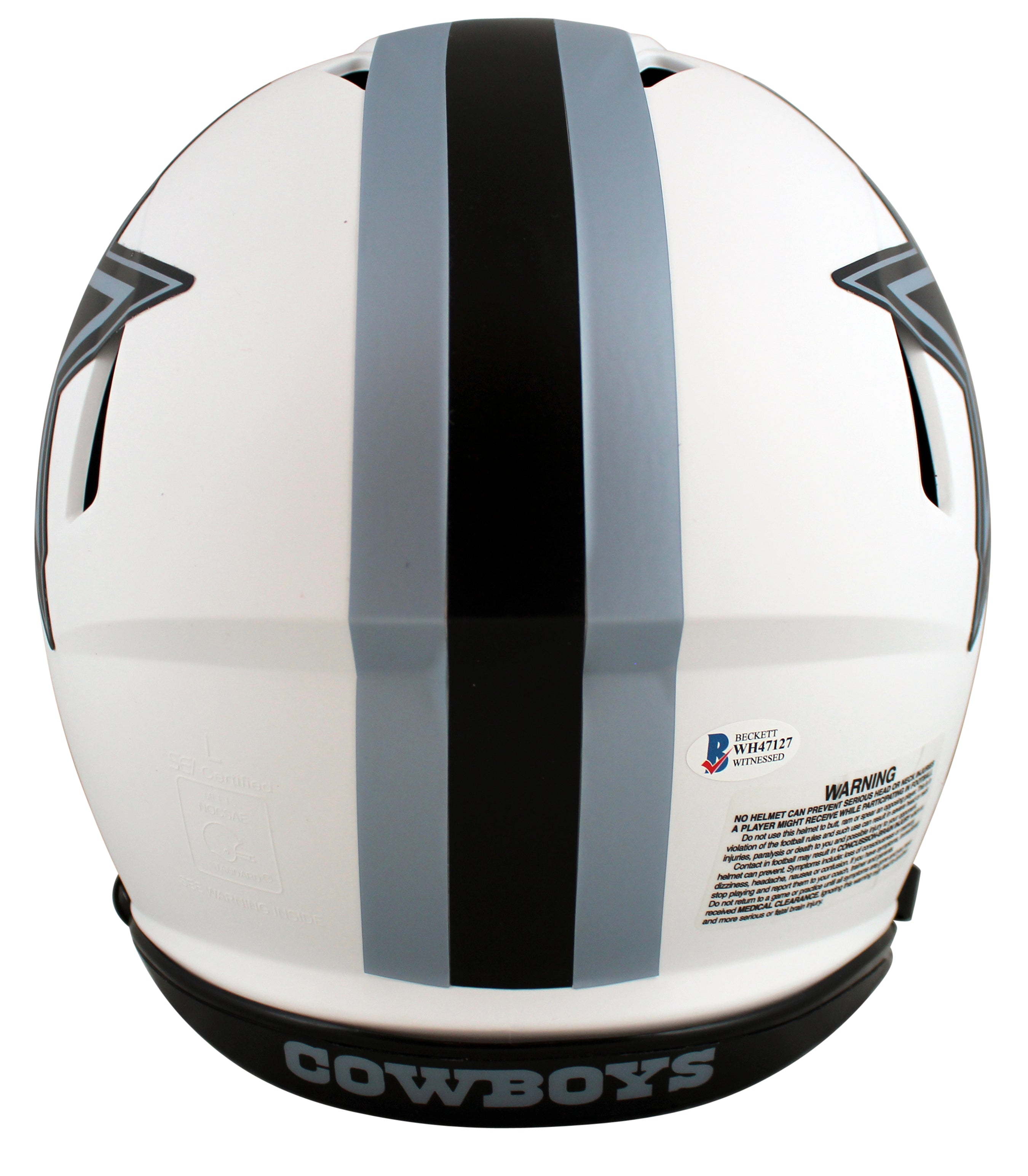 Cowboys Roger Staubach "HOF 85" Signed Lunar Full Size Speed Proline Helmet BAS