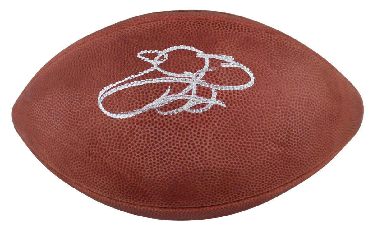 Cowboys Emmitt Smith Signed Official SB XXX Logo Nfl Football BAS Wit #WK17548