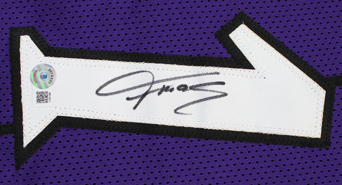 Tracy McGrady Authentic Signed Purple Pro Style Jersey BAS Witnessed