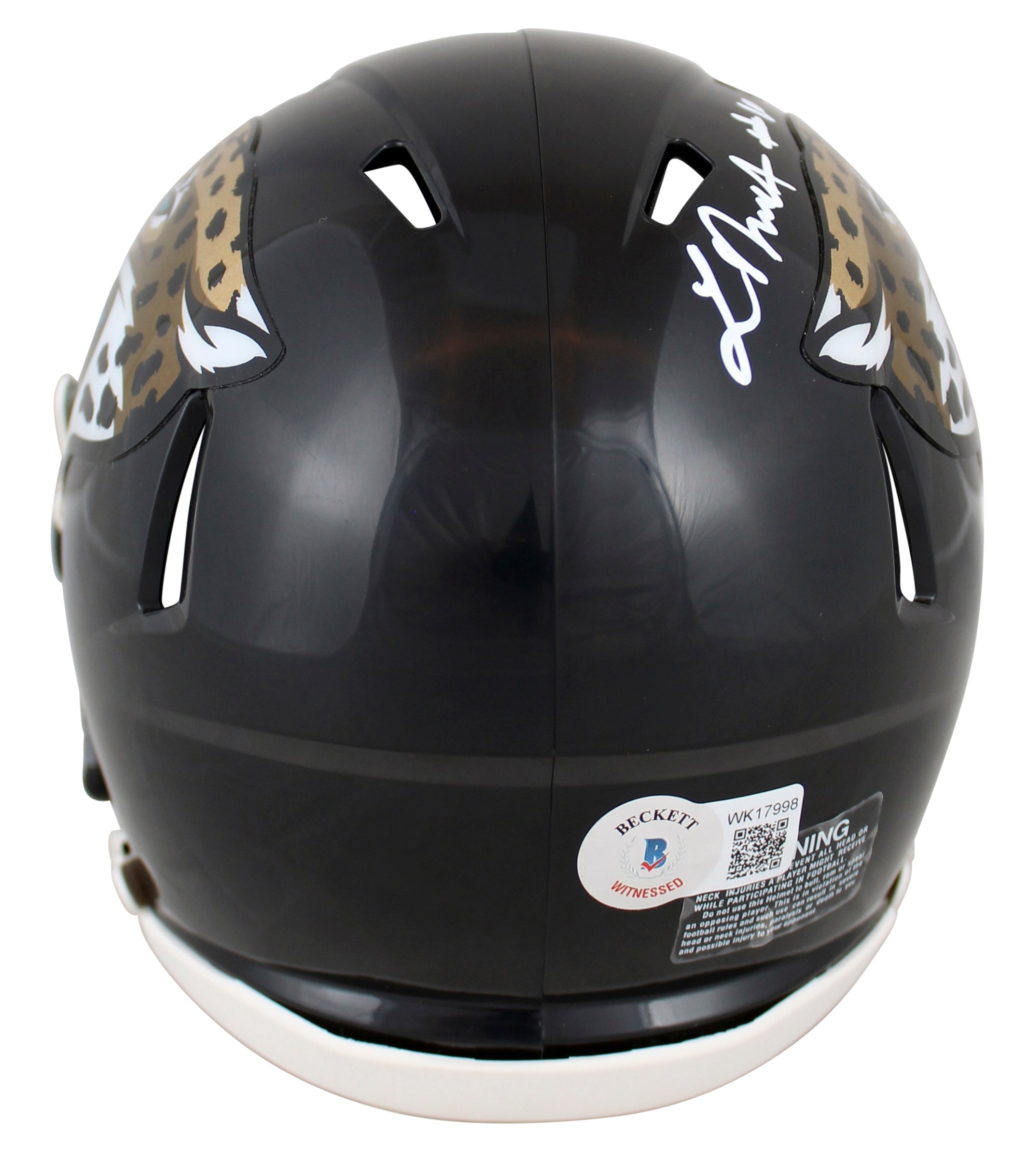 Jaguars Laviska Shenault Jr. Authentic Signed Speed Mini Helmet BAS Witnessed