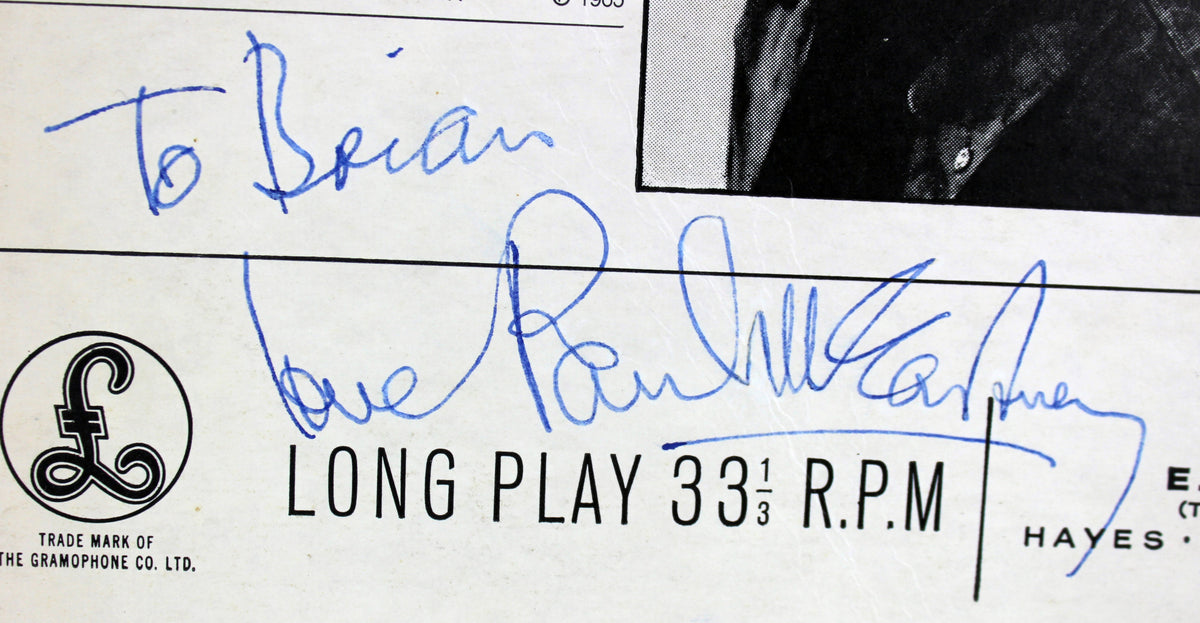 Beatles (4) Lennon, McCartney Signed 1965 Help! Album Cover BAS & Caiazzo LOAs