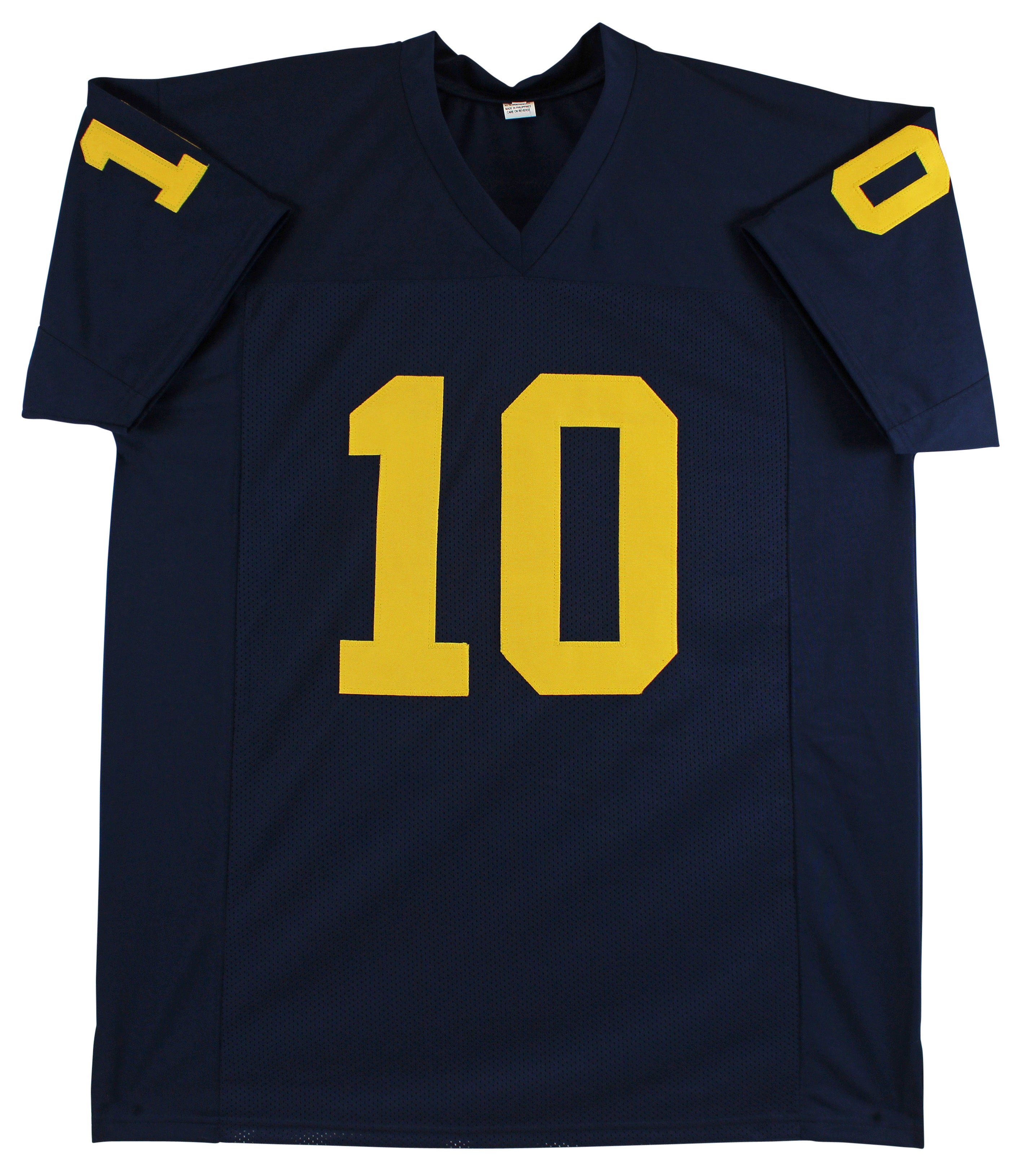 Michigan Devin Bush Authentic Signed Navy Blue Pro Style Jersey Autographed JSA