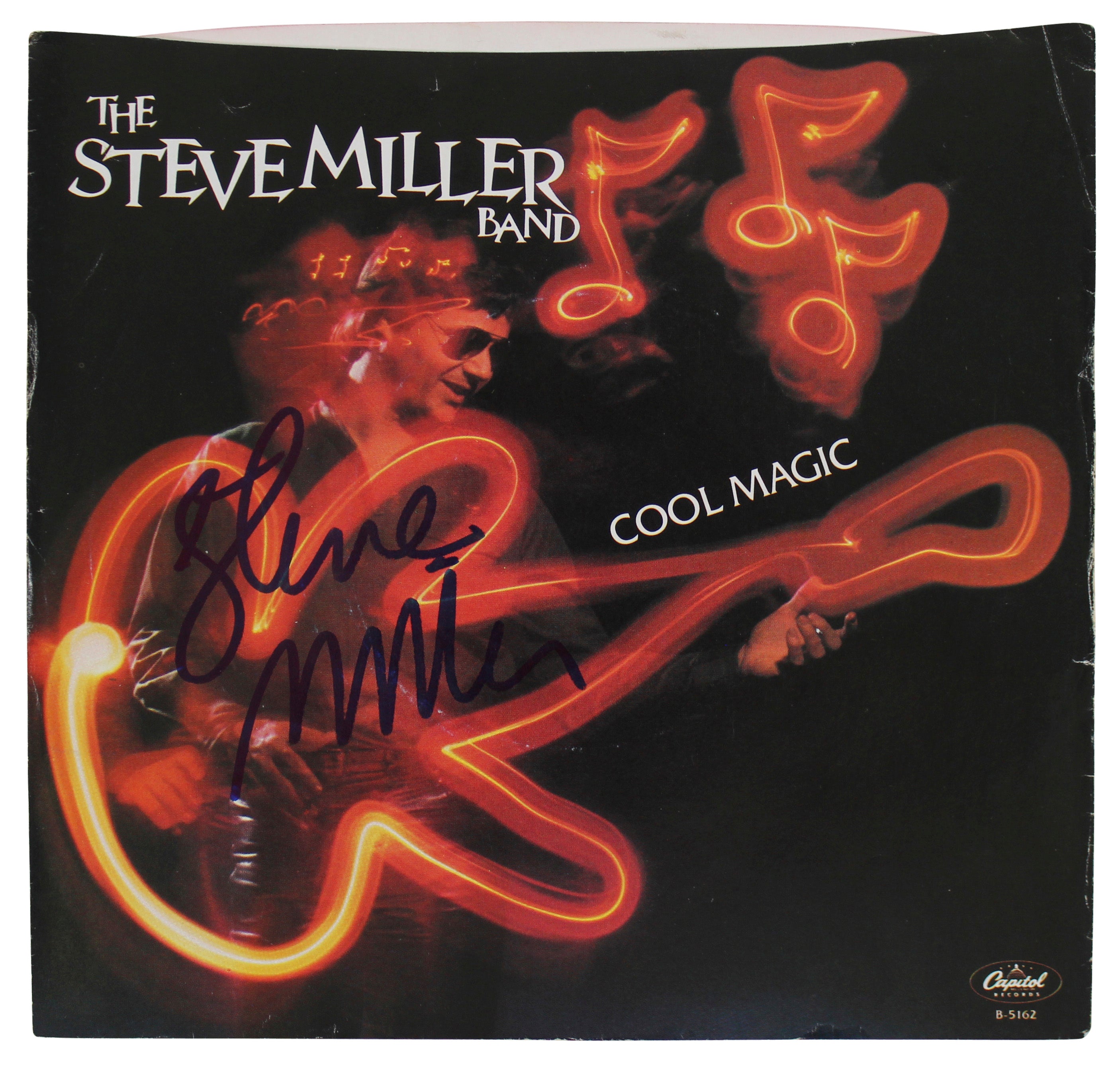 Steve Miller Authentic Signed Cool Magic 45 RPM Album Cover BAS #BF88157