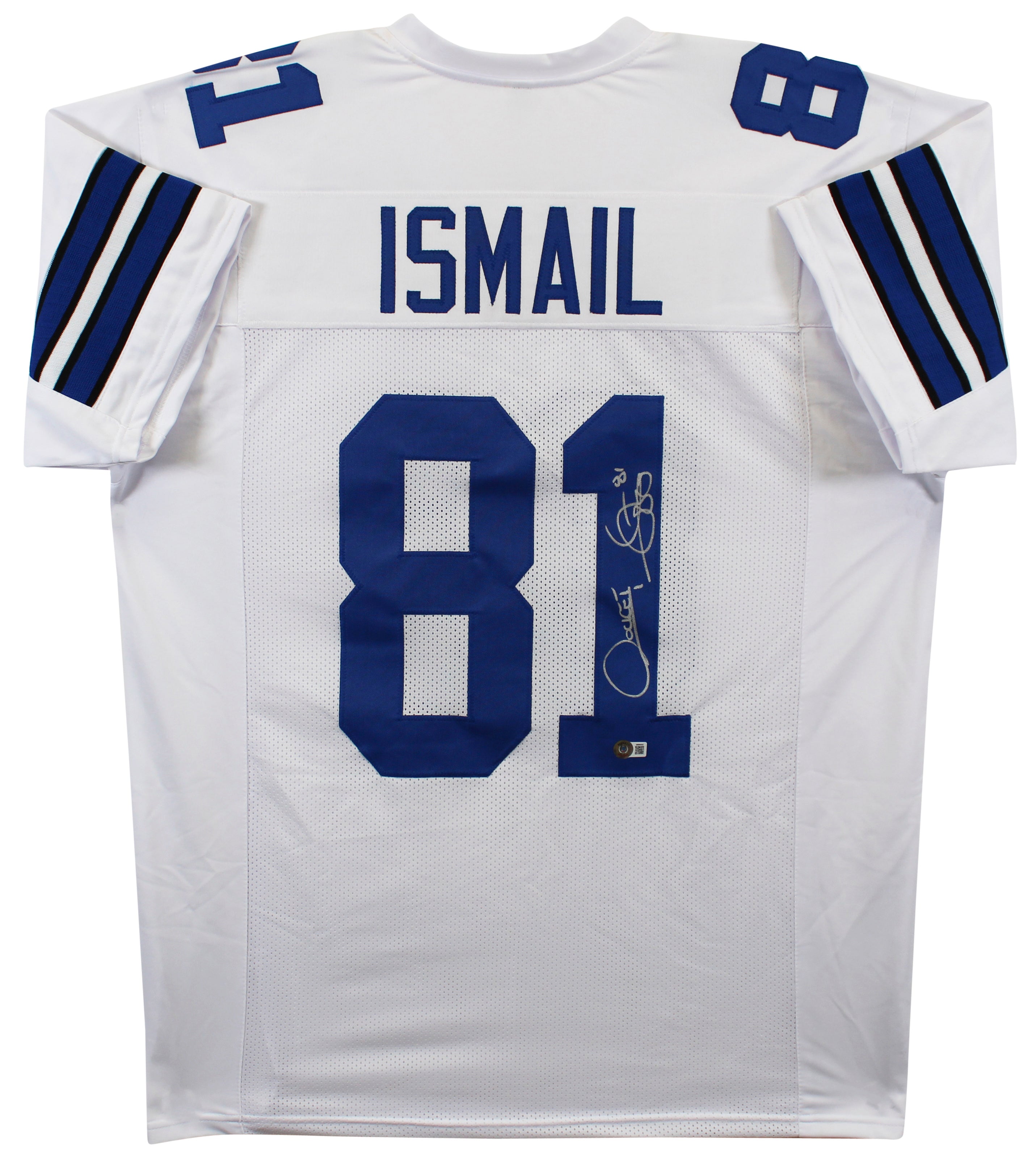 Raghib "Rocket" Ismail Authentic Signed White Pro Style Jersey BAS Witnessed