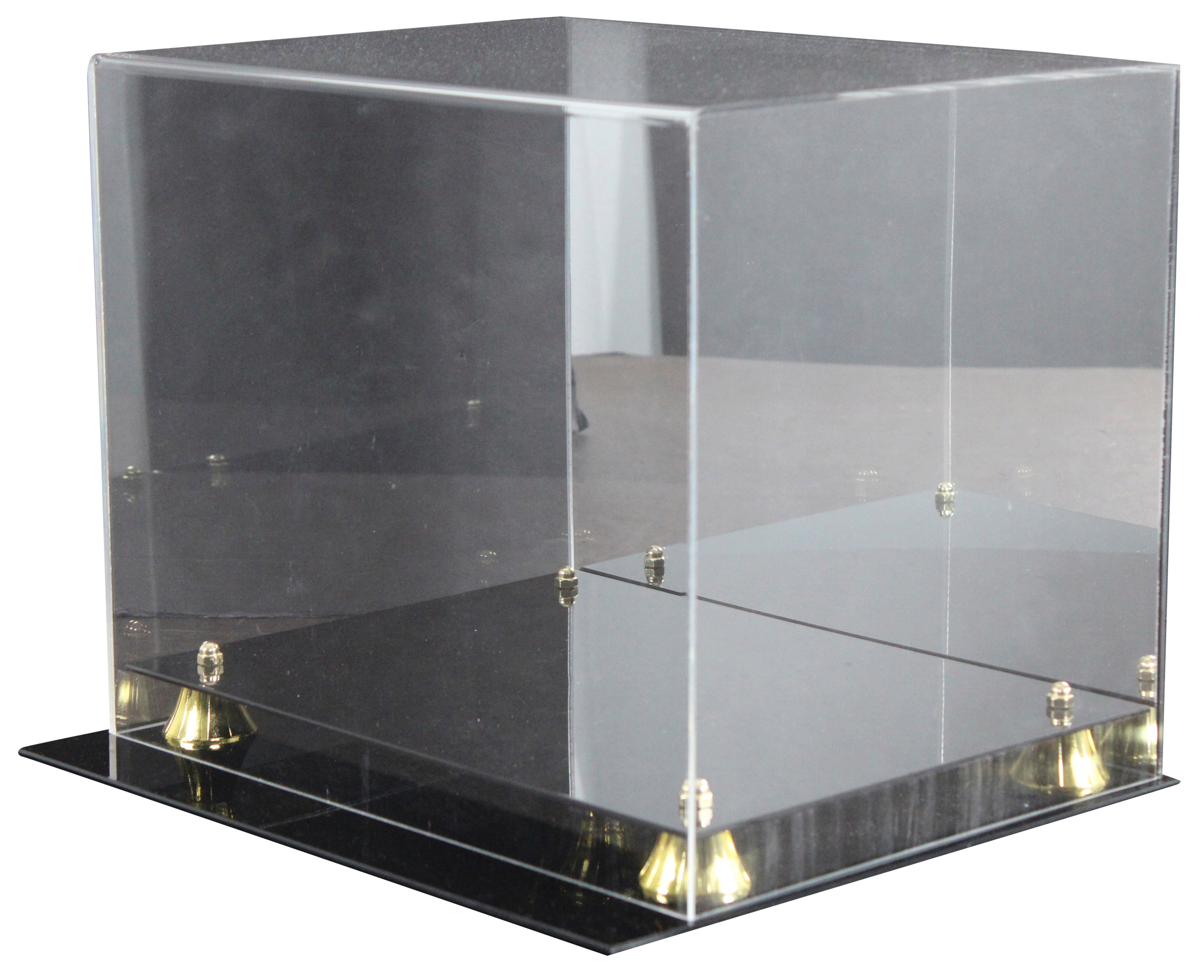 Deluxe Acrylic Football Helmet Mirrored Back Display Case