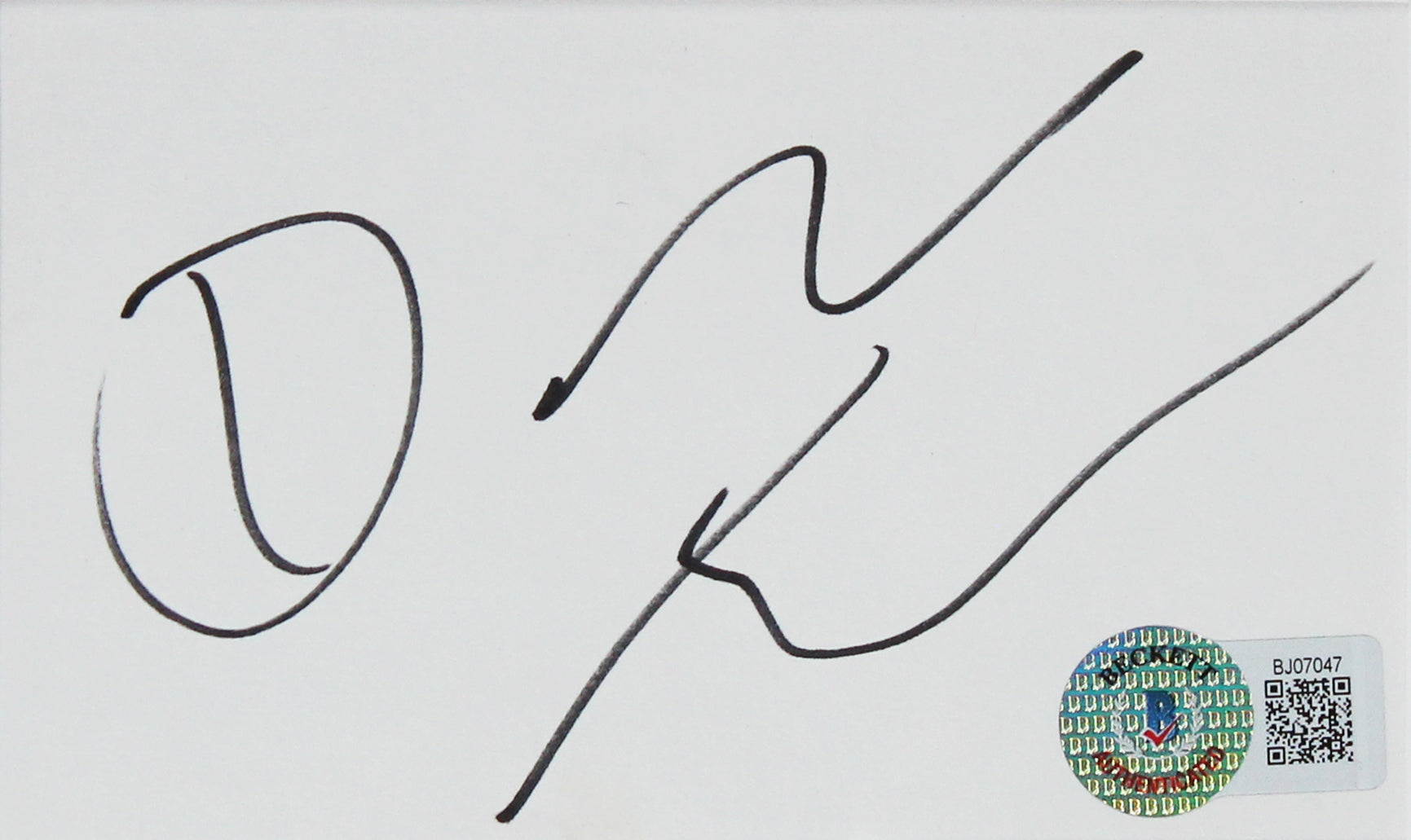 Quentin Tarantino Pulp Fiction Signed & Framed 3x5 Index Card BAS #BJ07047