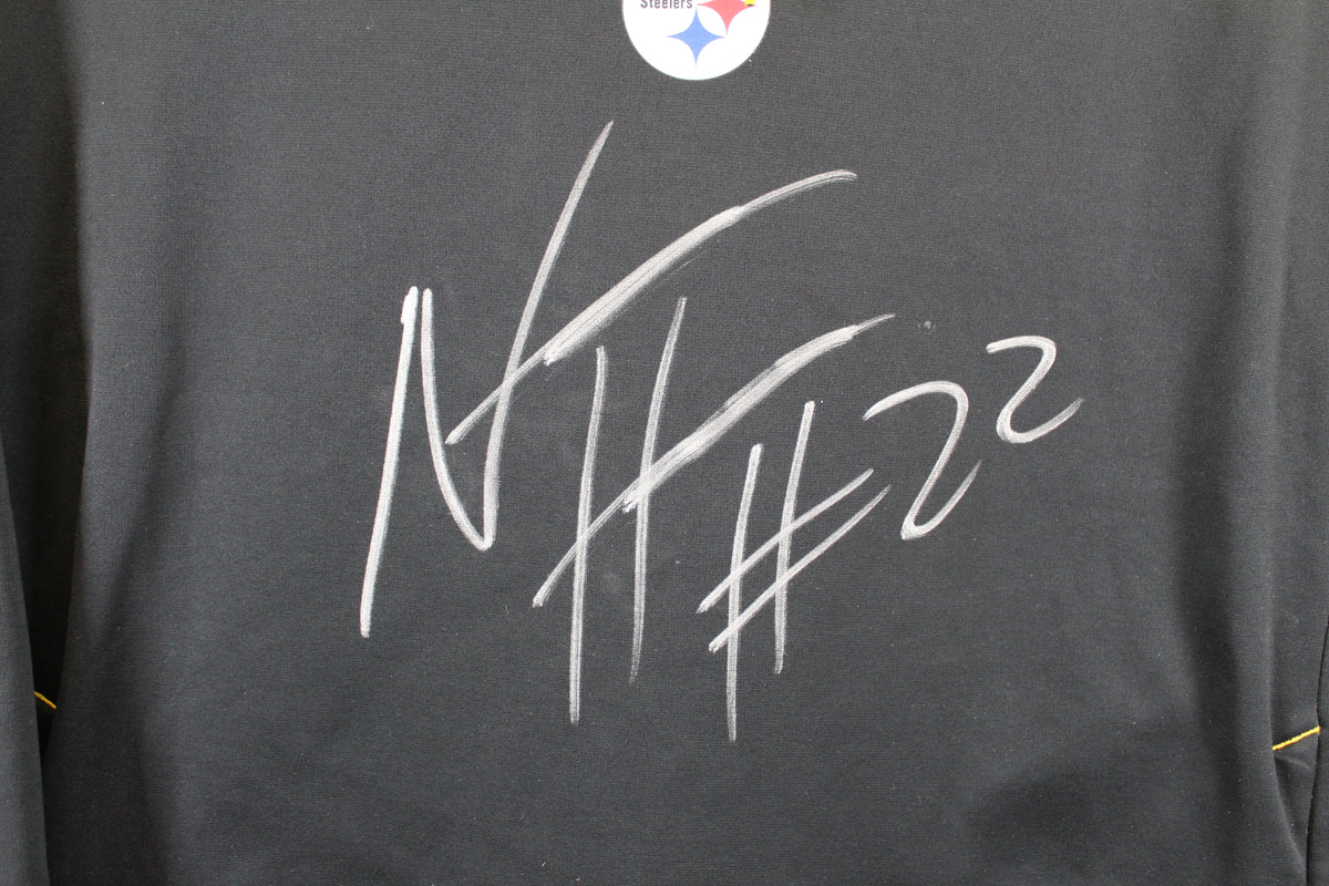 Najee Harris Signed Worn Steelers Team Issued Nike Therma-Fit Hoodie Fanatics