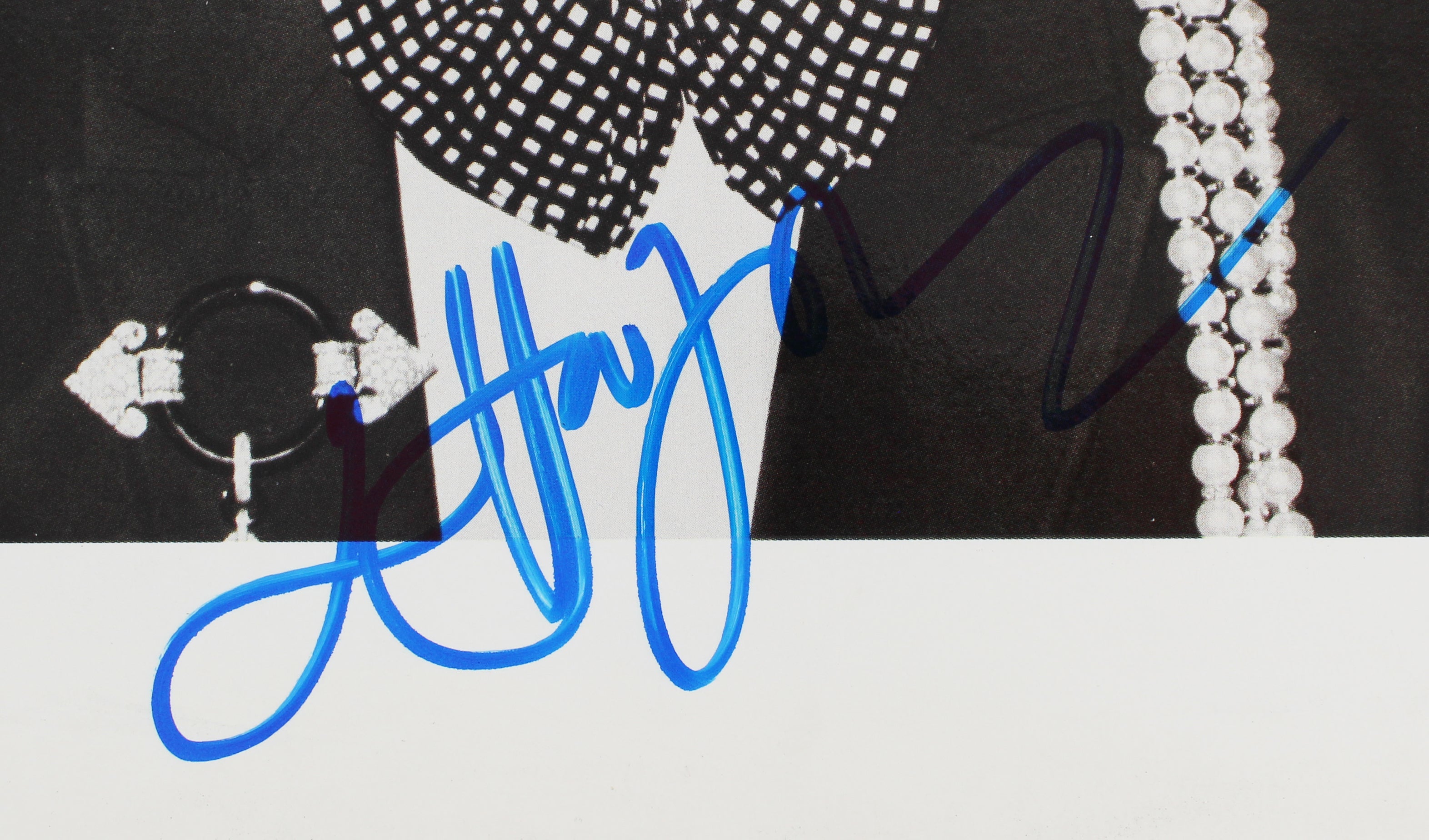 Elton John Authentic Signed Ice On Fire Album Cover Autographed BAS #AB77702