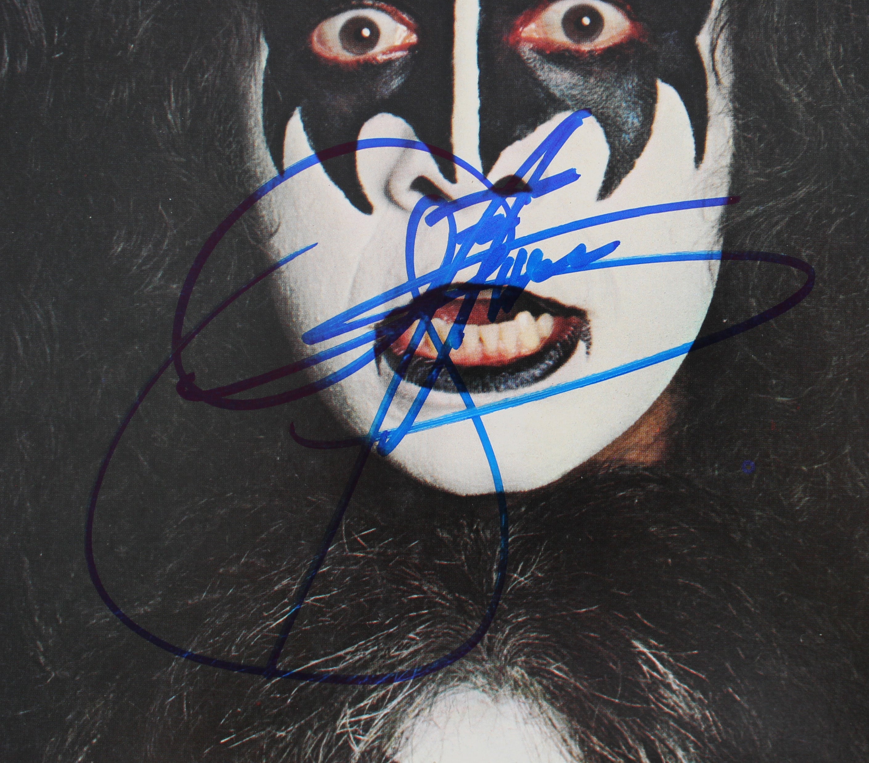 KISS (3) Simmons, Frahley & Criss Signed Dynasty Album Cover BAS #AB77707