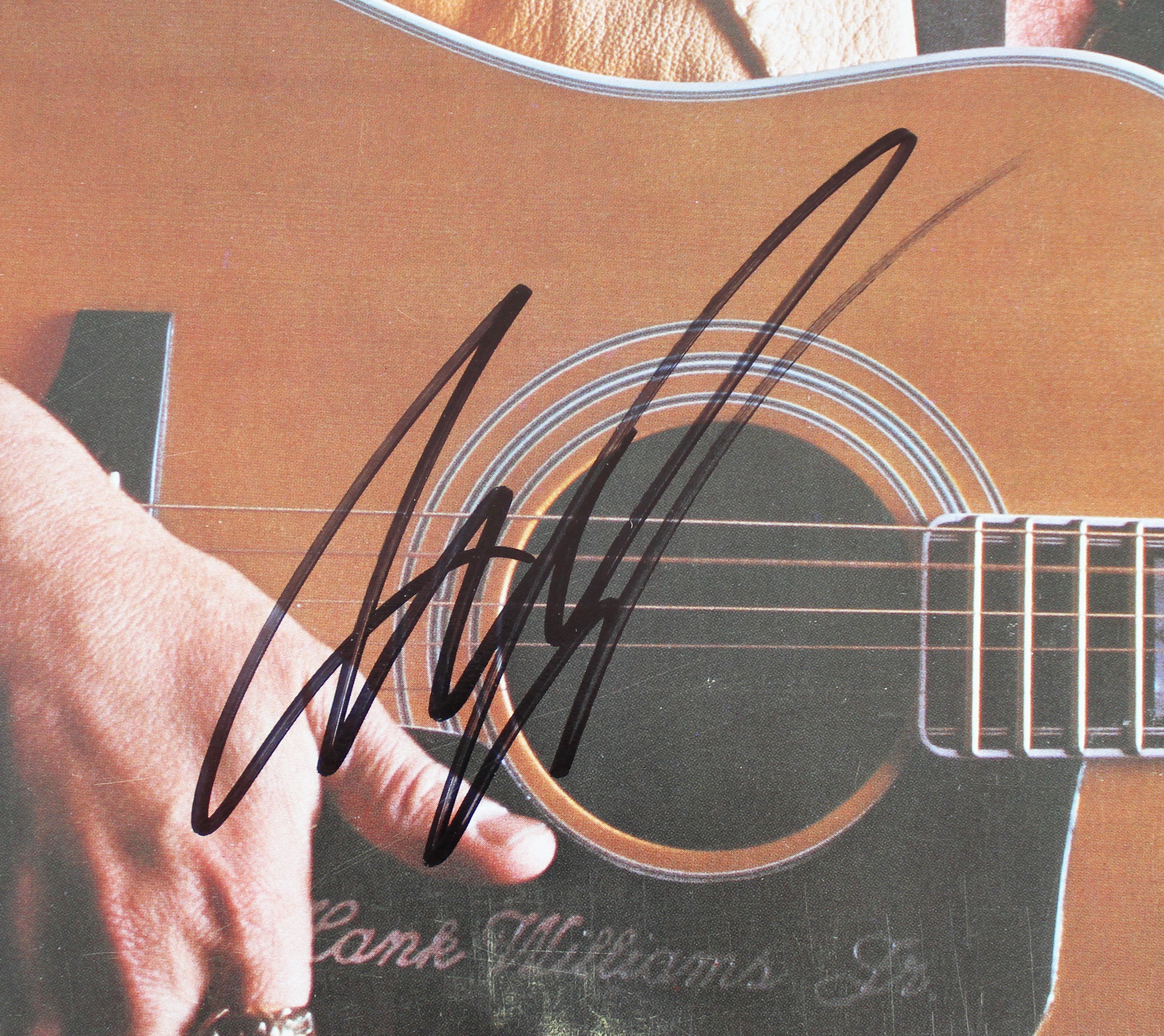 Hank Williams Jr. Authentic Signed Major Moves Album Cover BAS #BF88164