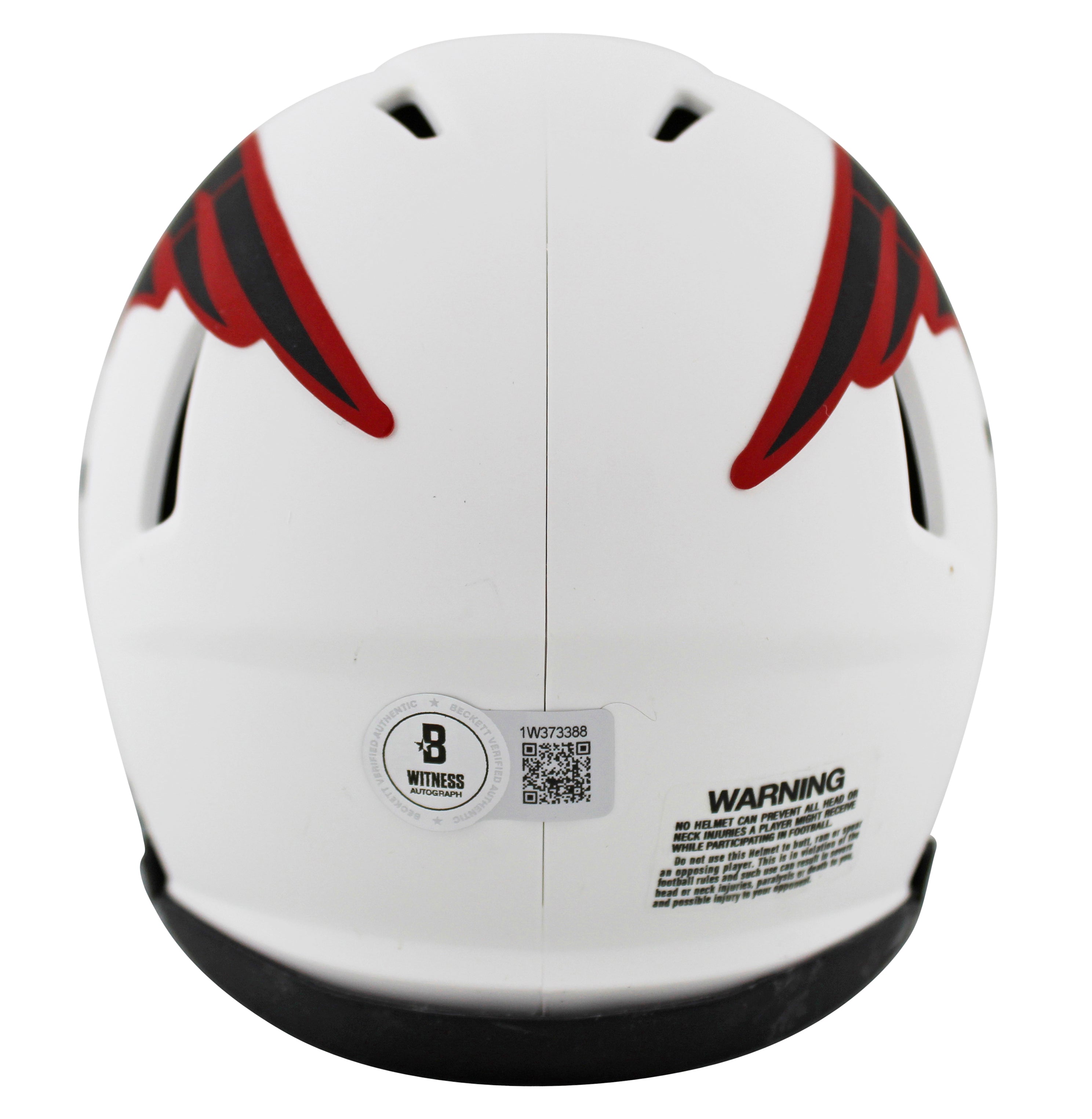 Patriots Richard Seymour Authentic Signed Lunar Speed Mini Helmet BAS Witnessed