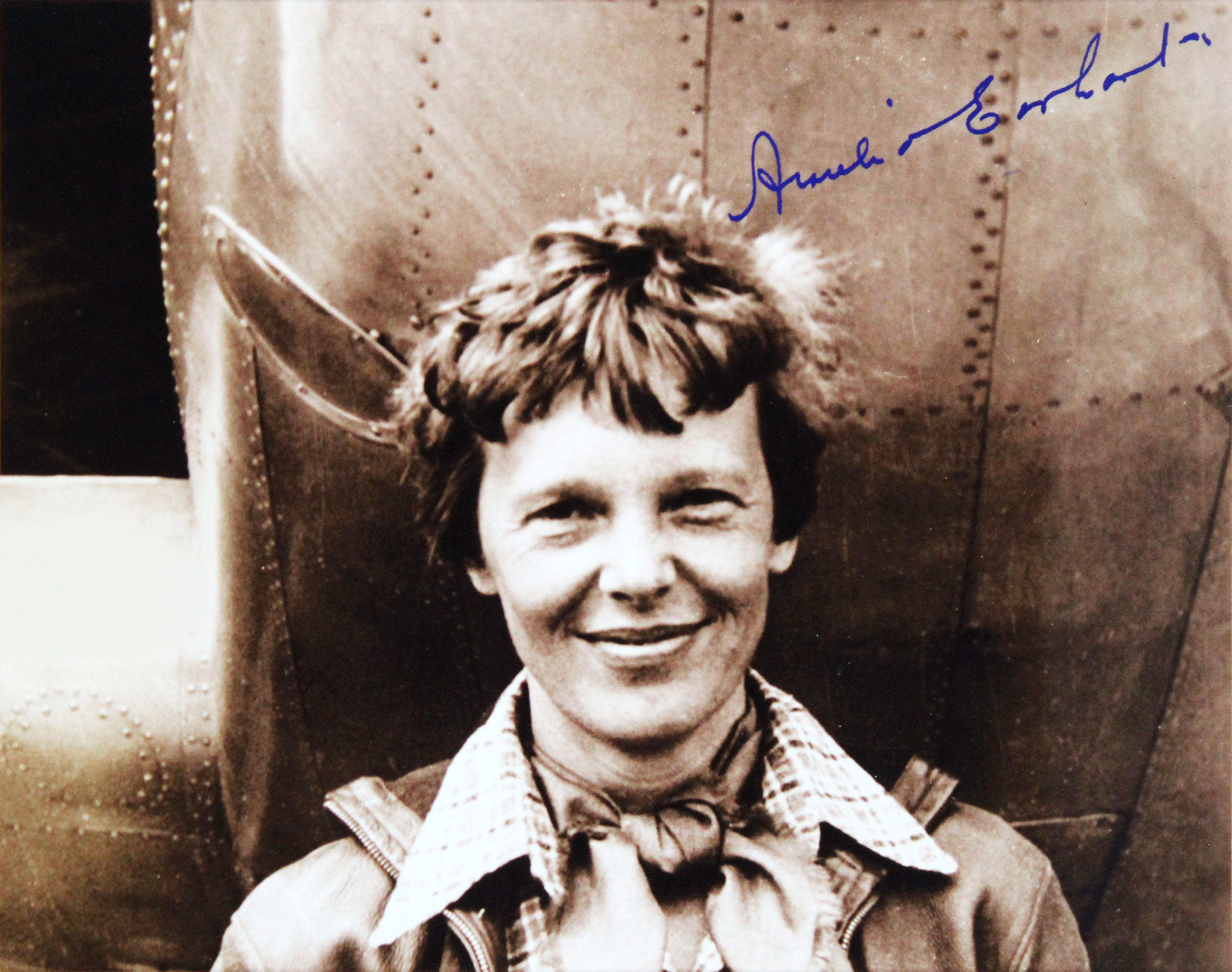 Amelia Earhart Signed & Framed 1932 Army Base Visit Envelope BAS #AC33475