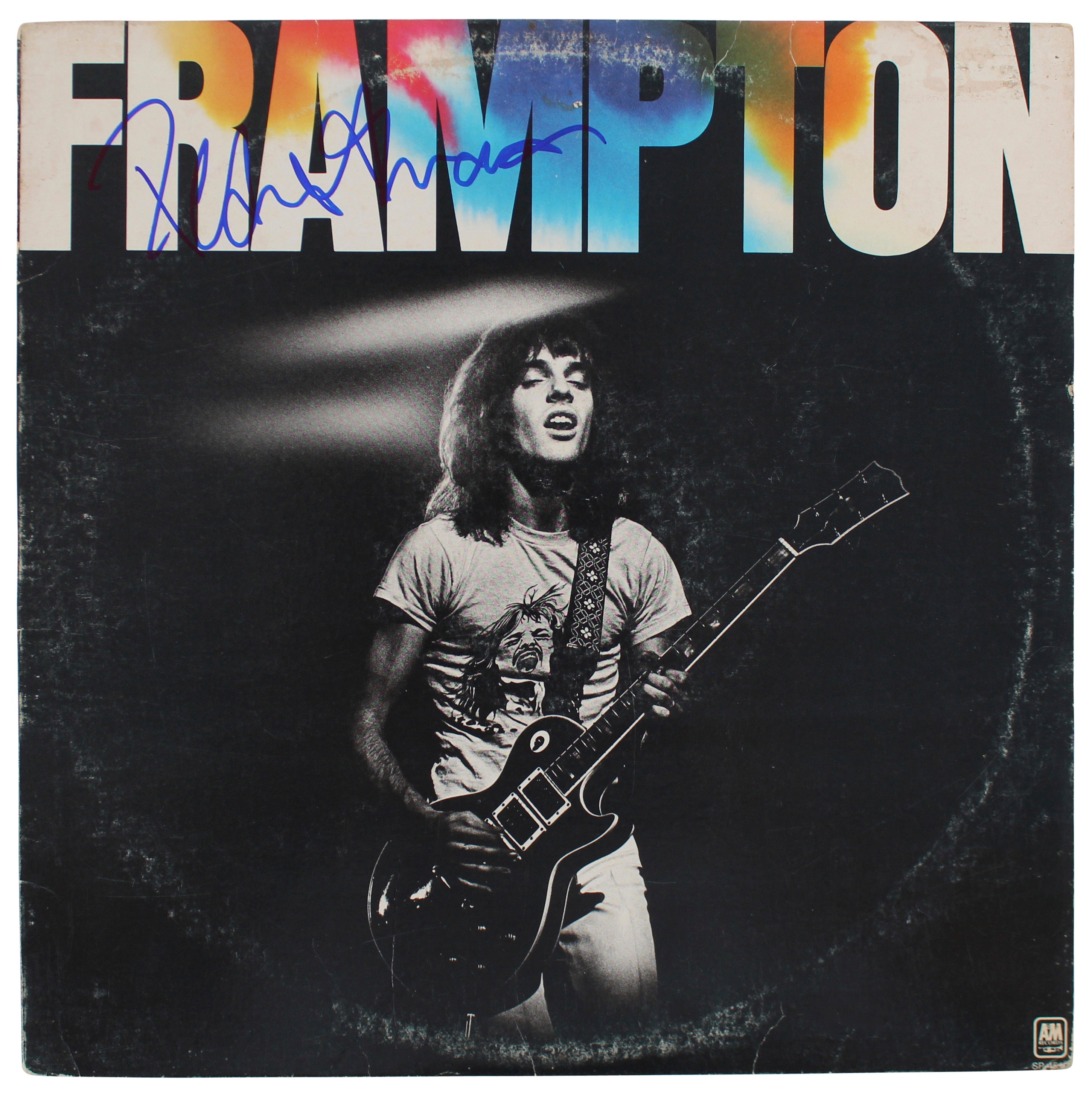 Peter Frampton Authentic Signed Self Titled Album Cover Autographed BAS #BF88130