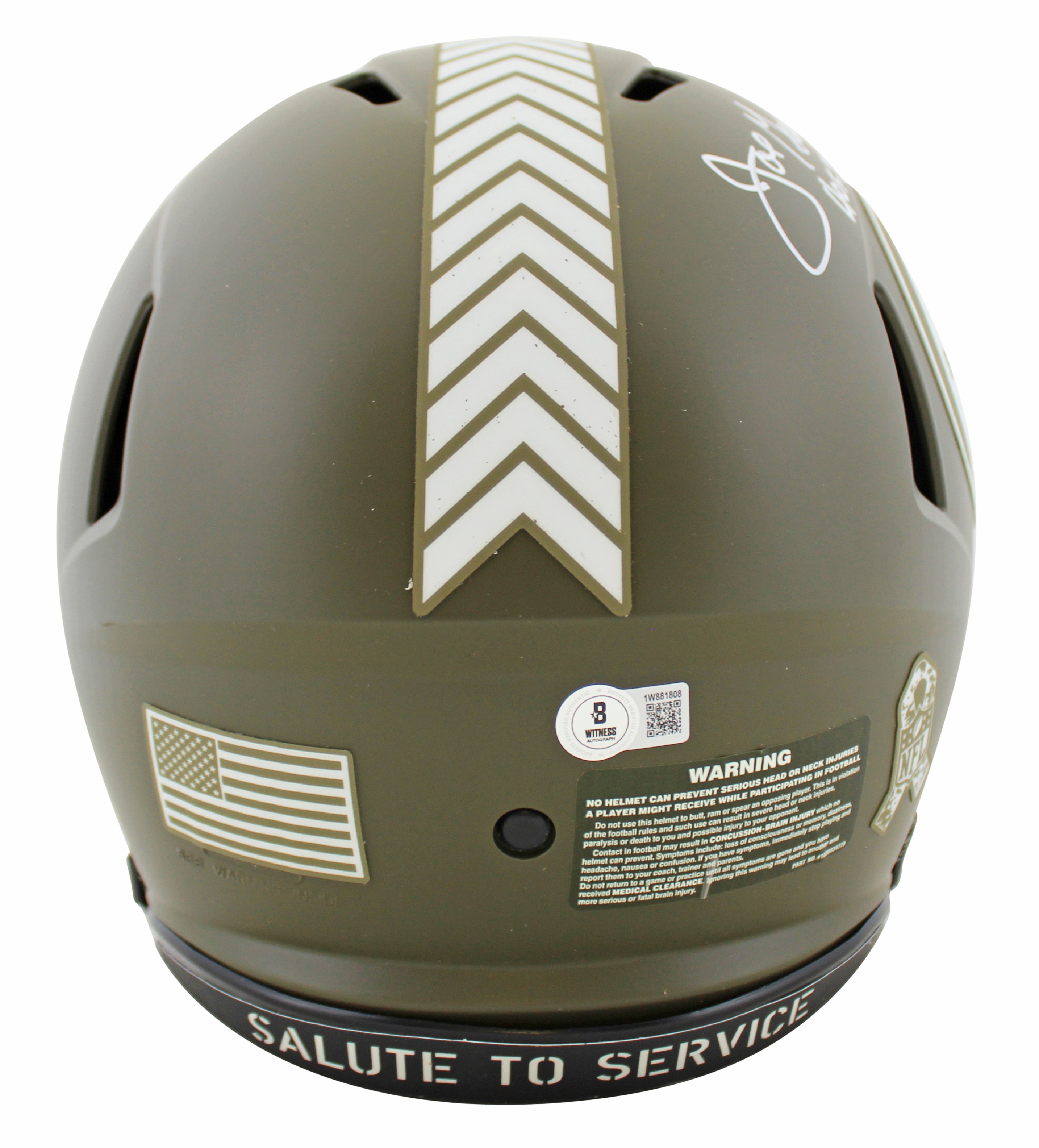 Steelers Joe Greene "HOF 87" Signed STS Full Size Speed Proline Helmet BAS Wit